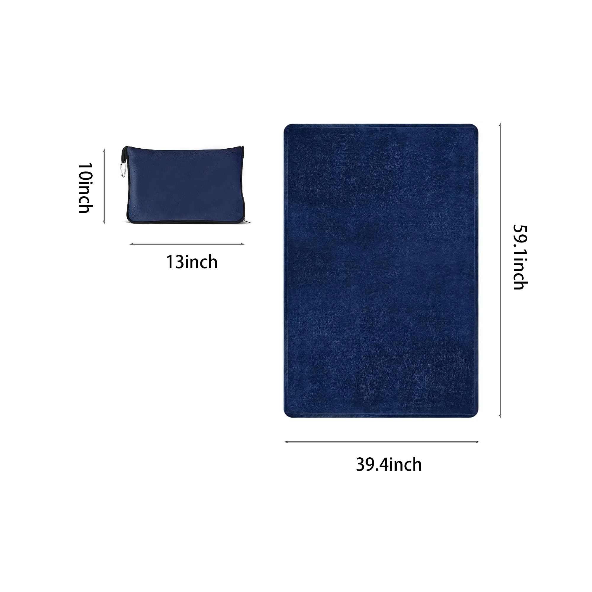 Portable Travel Blanket Pillow MOQ 100 PCS 3