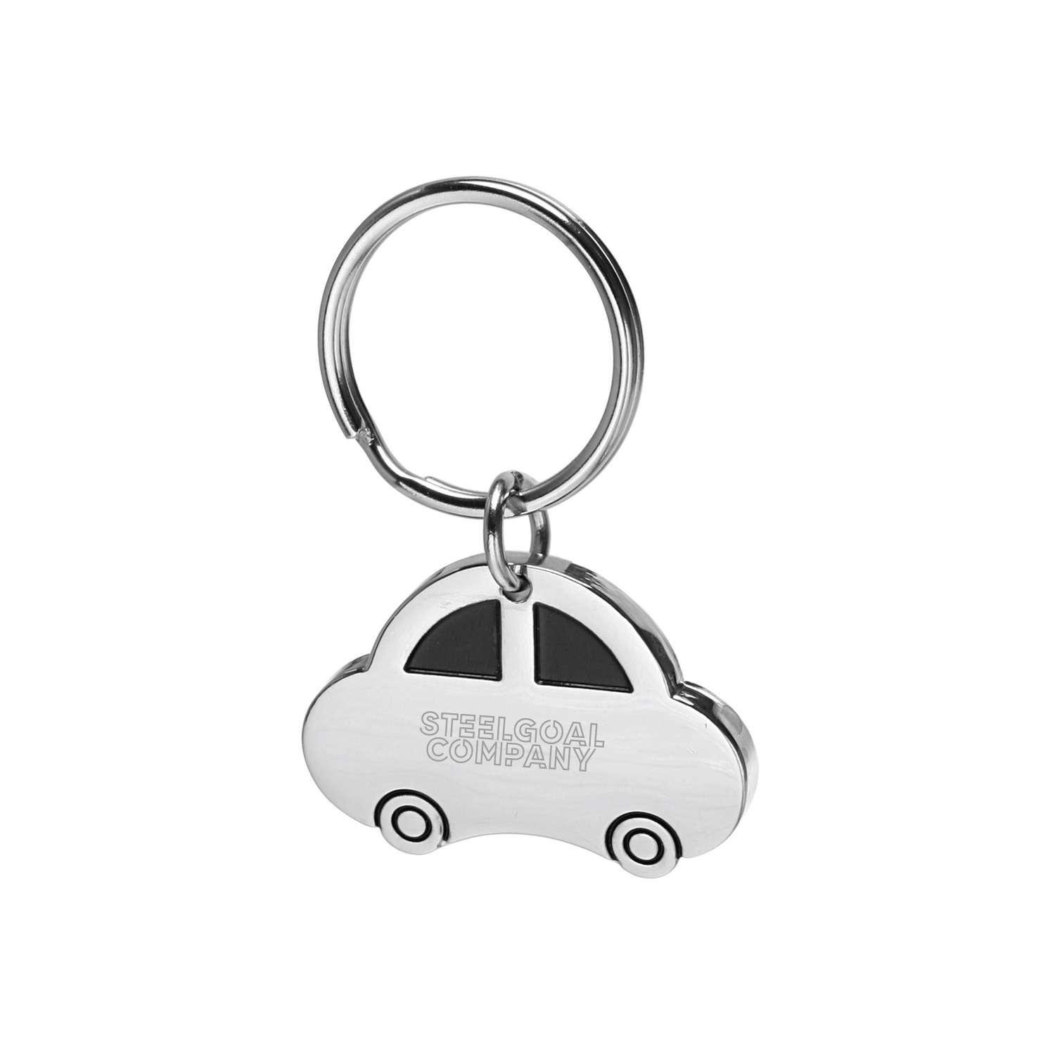 Little Zoom Car Shaped Metal Keychain 1