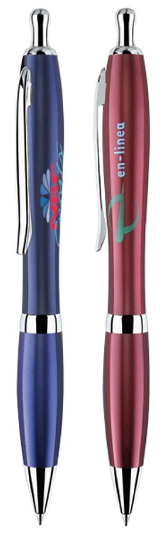 Sharp II Click Brass Ballpoint Pen 1