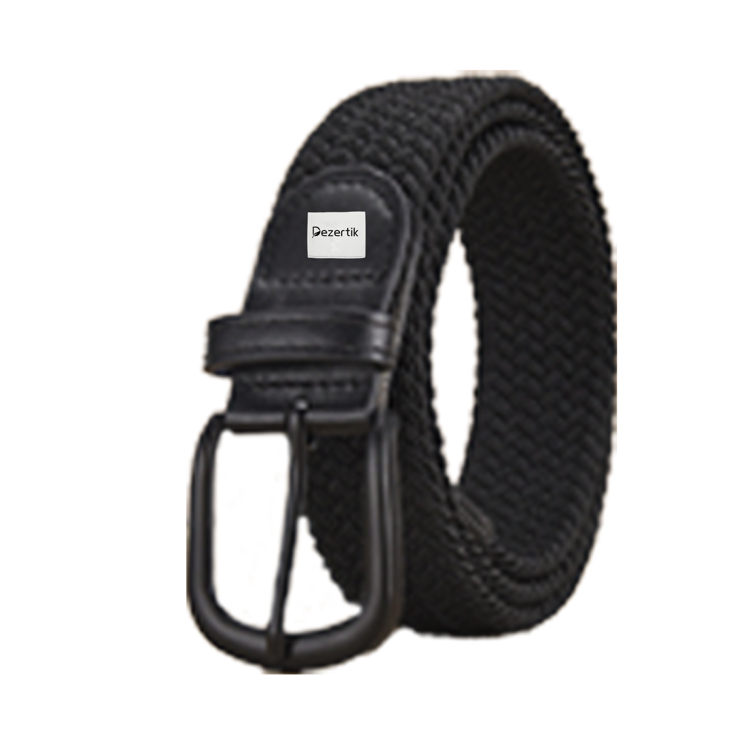 Woven Elastic and Stretch-Free Punching Canvas Belt 5