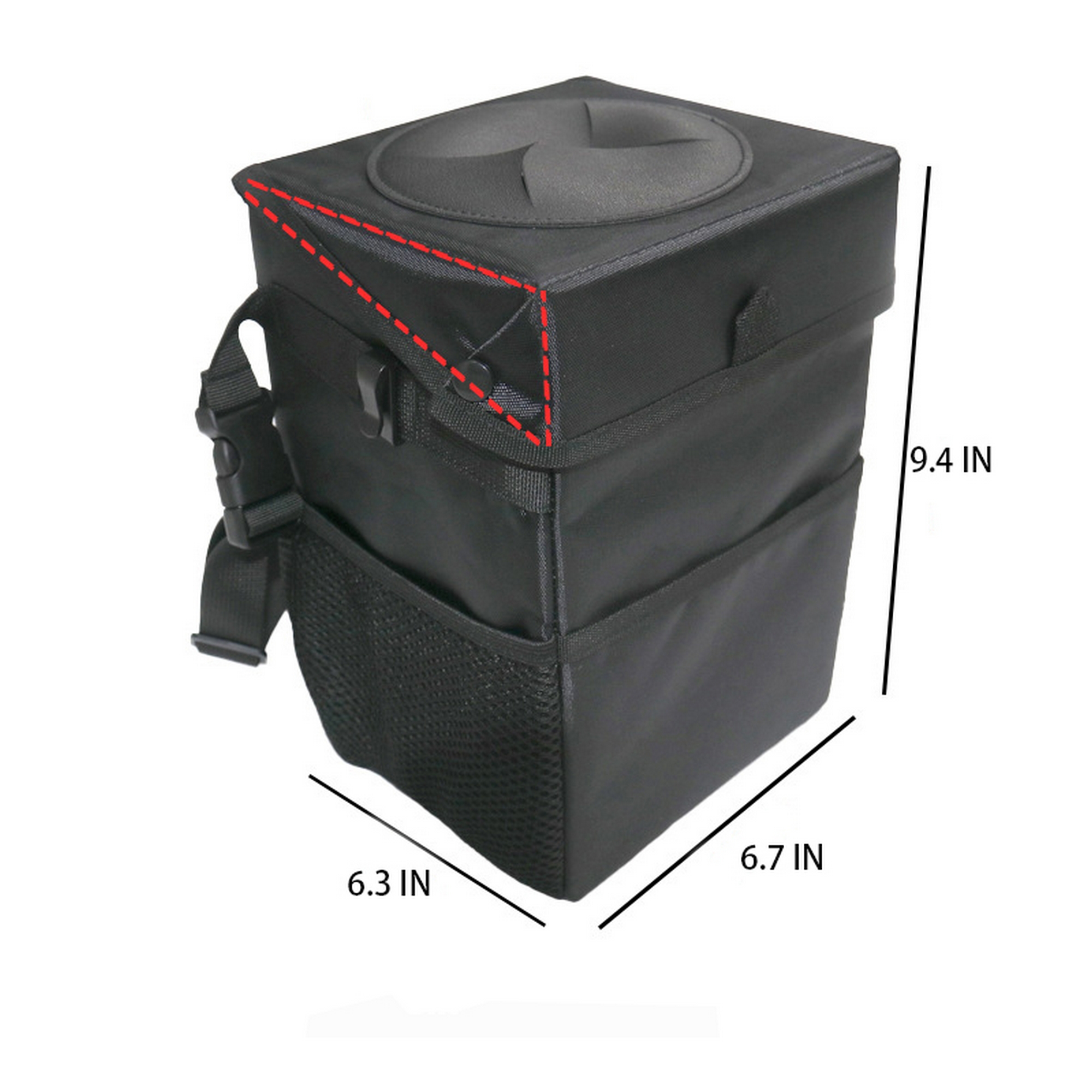 Car Waterproof Trash Can Storage Box 6