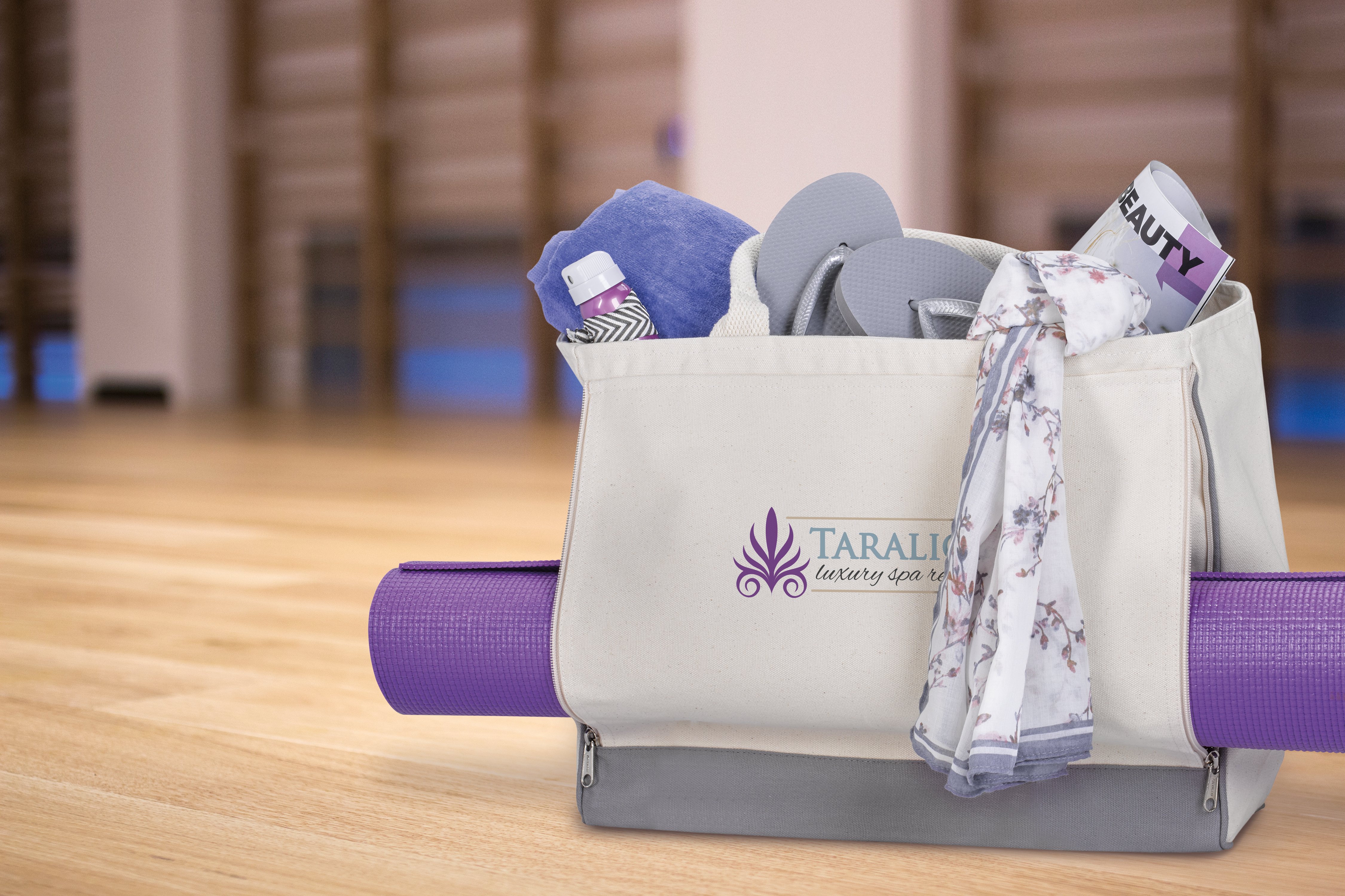 Atchison® Yoga Retreat Cotton Tote 14