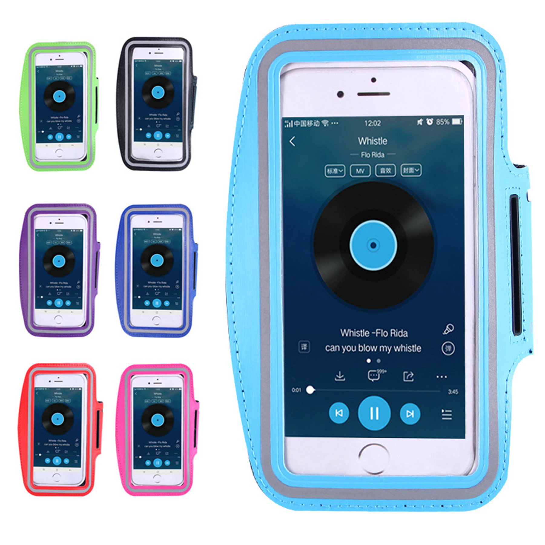 Adjustable Waterproof Phone Armband Holder 2