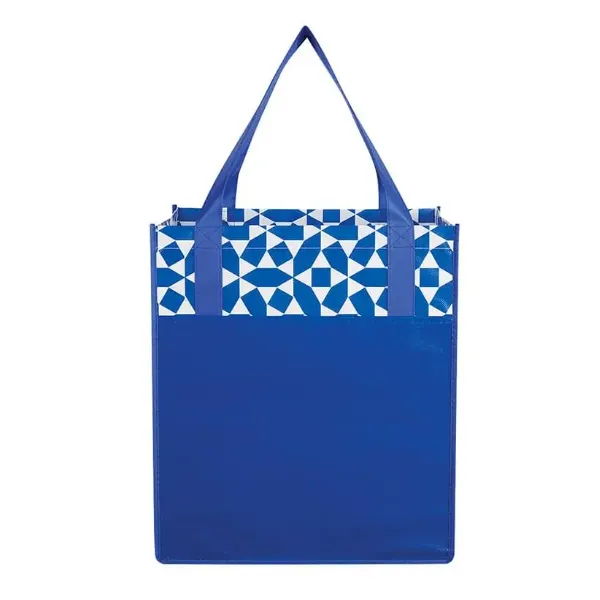 Non-Woven Geometric Shopping Tote Bag 2