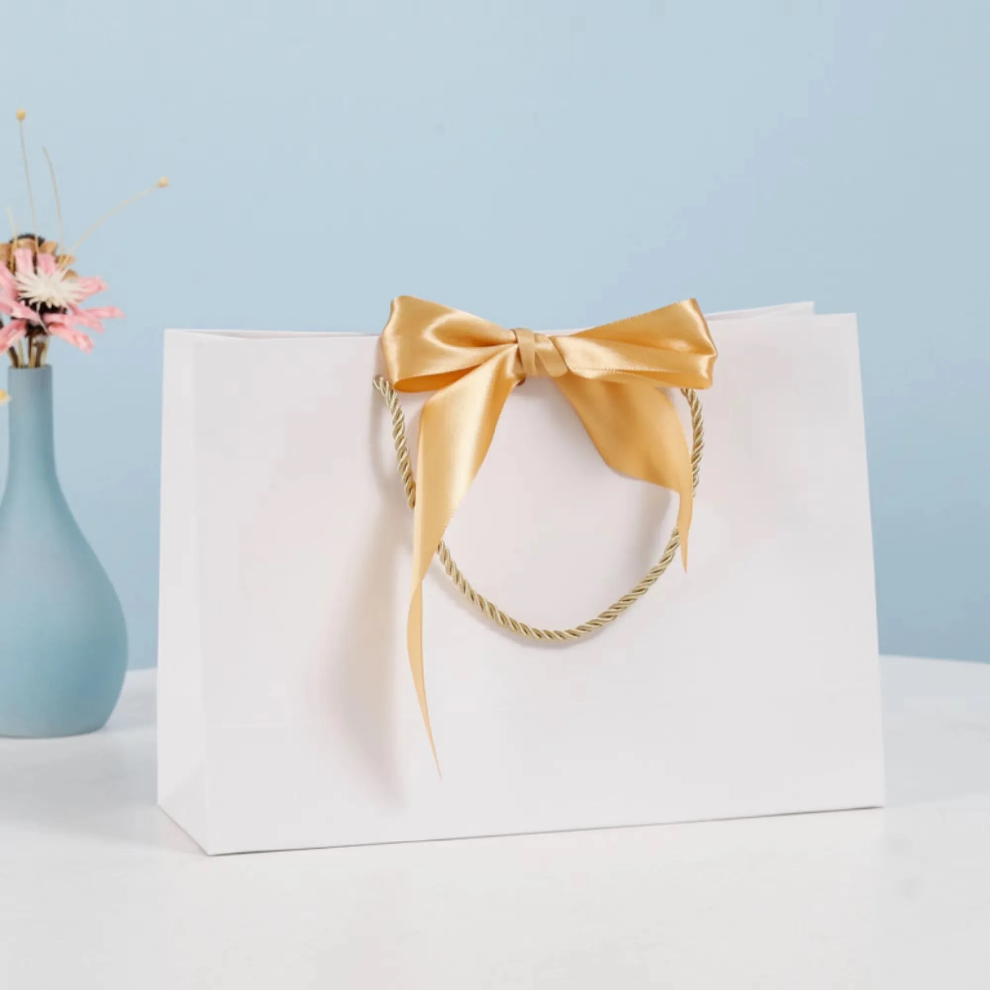 Gift Bags with Bow Ribbon Large 1