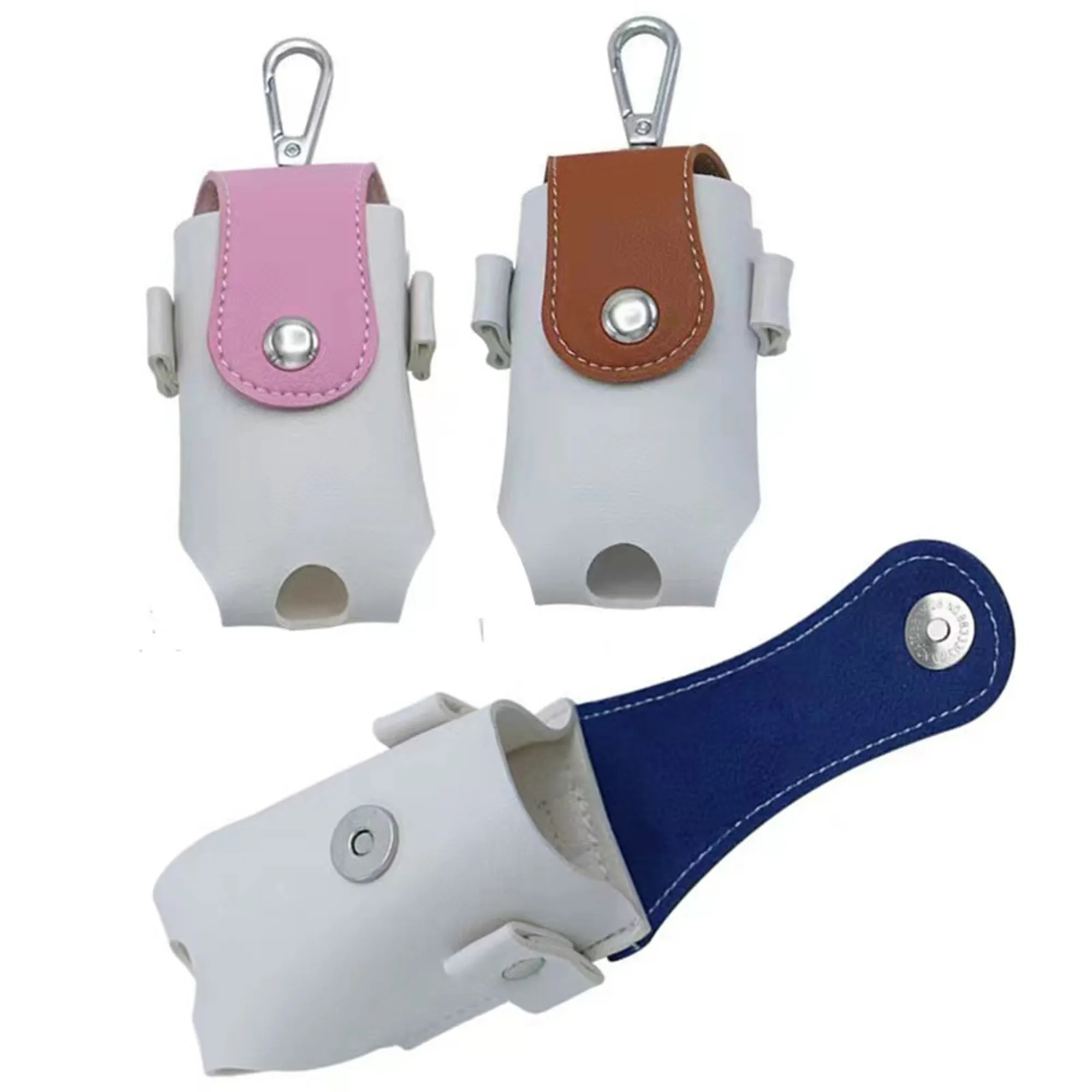 Portable PU Leather Golf Ball Bag 20