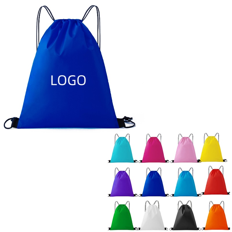 210D Drawstring Cinch Backpack (14" W x 16" H? 6