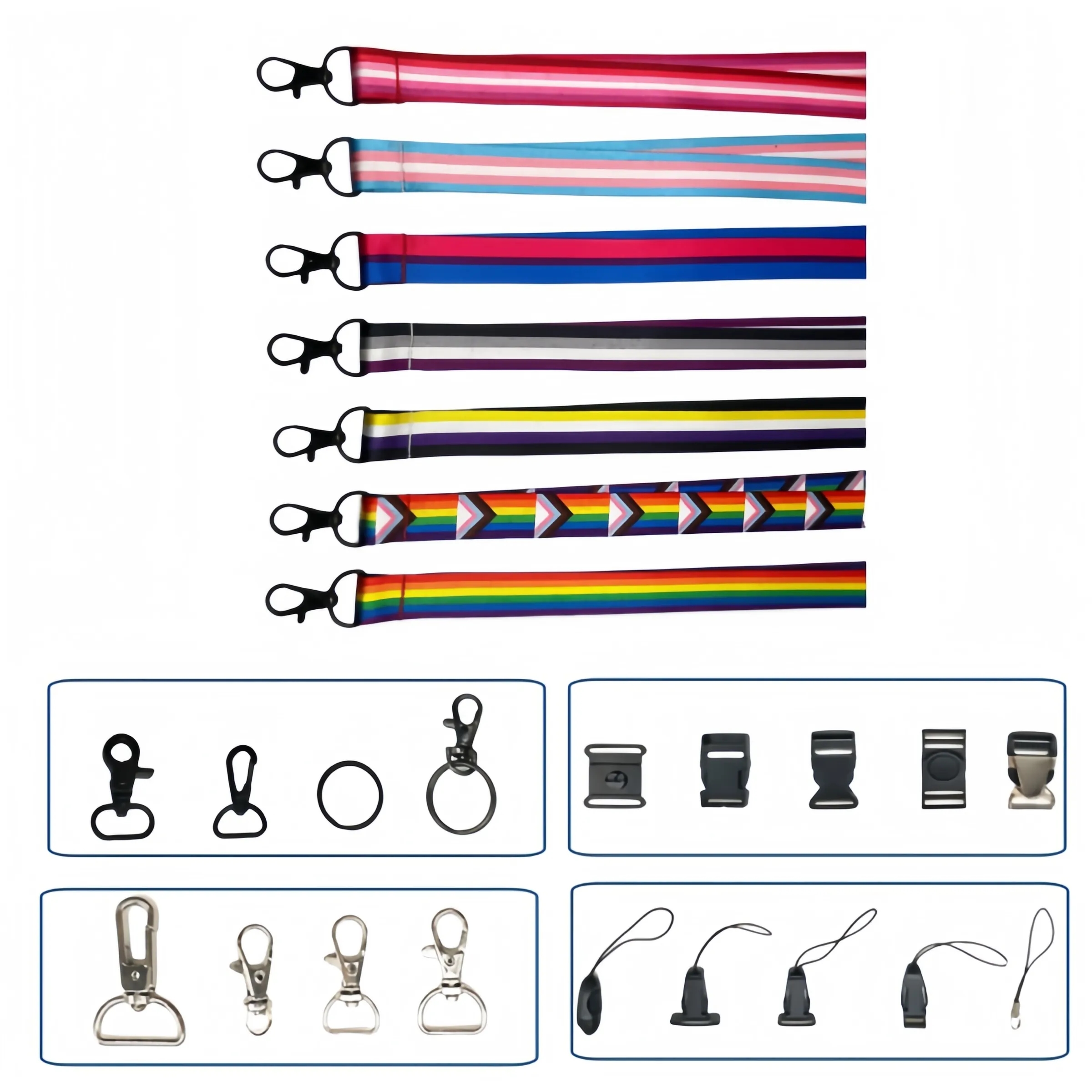 ID Card Rainbow Lanyard 3