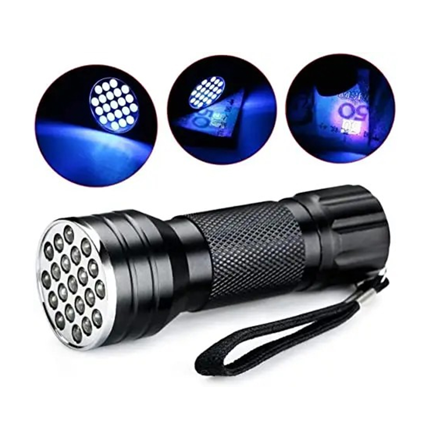 21 LED Mini UV Light Flashlight 4