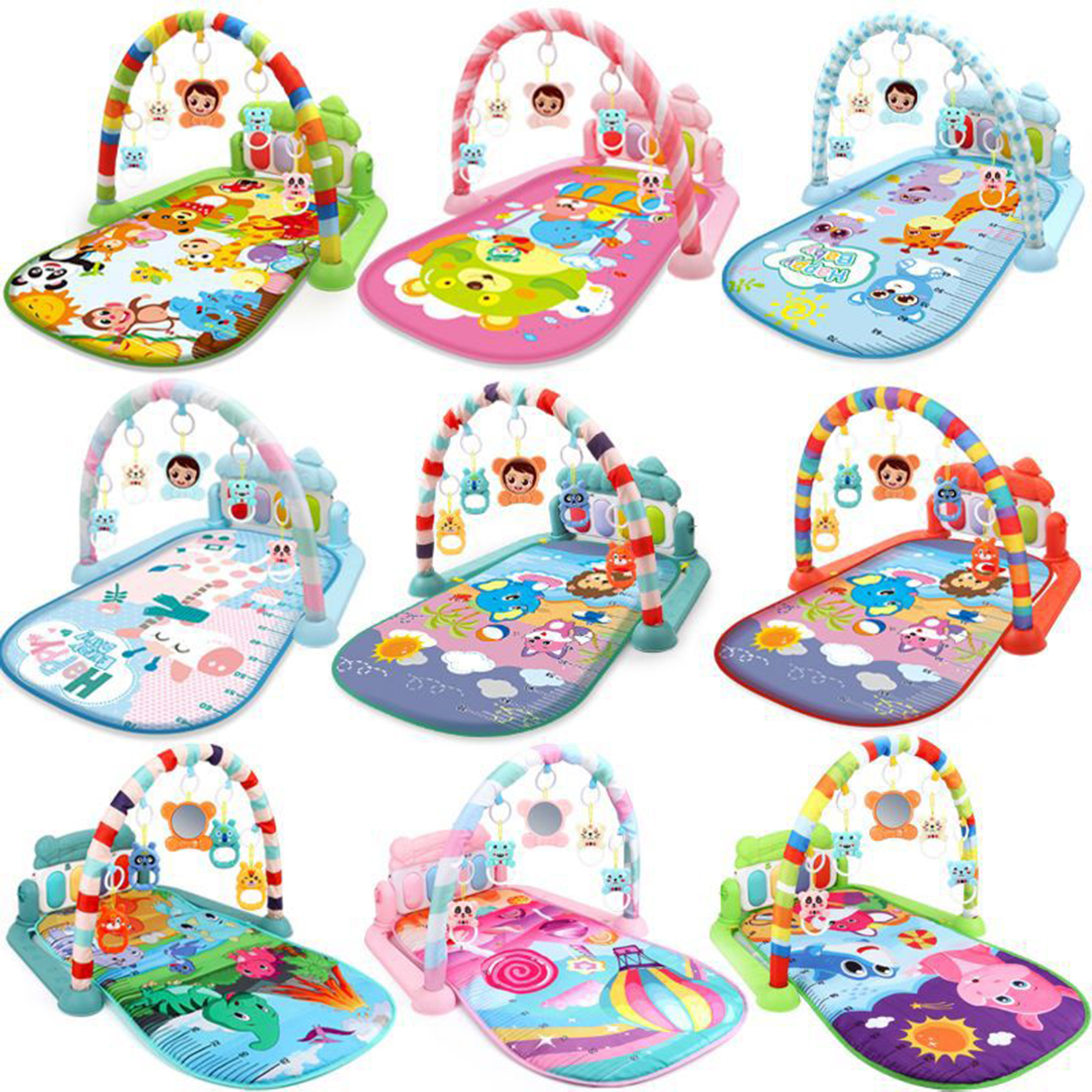 Deluxe Piano Gym Educational Baby Toy 3