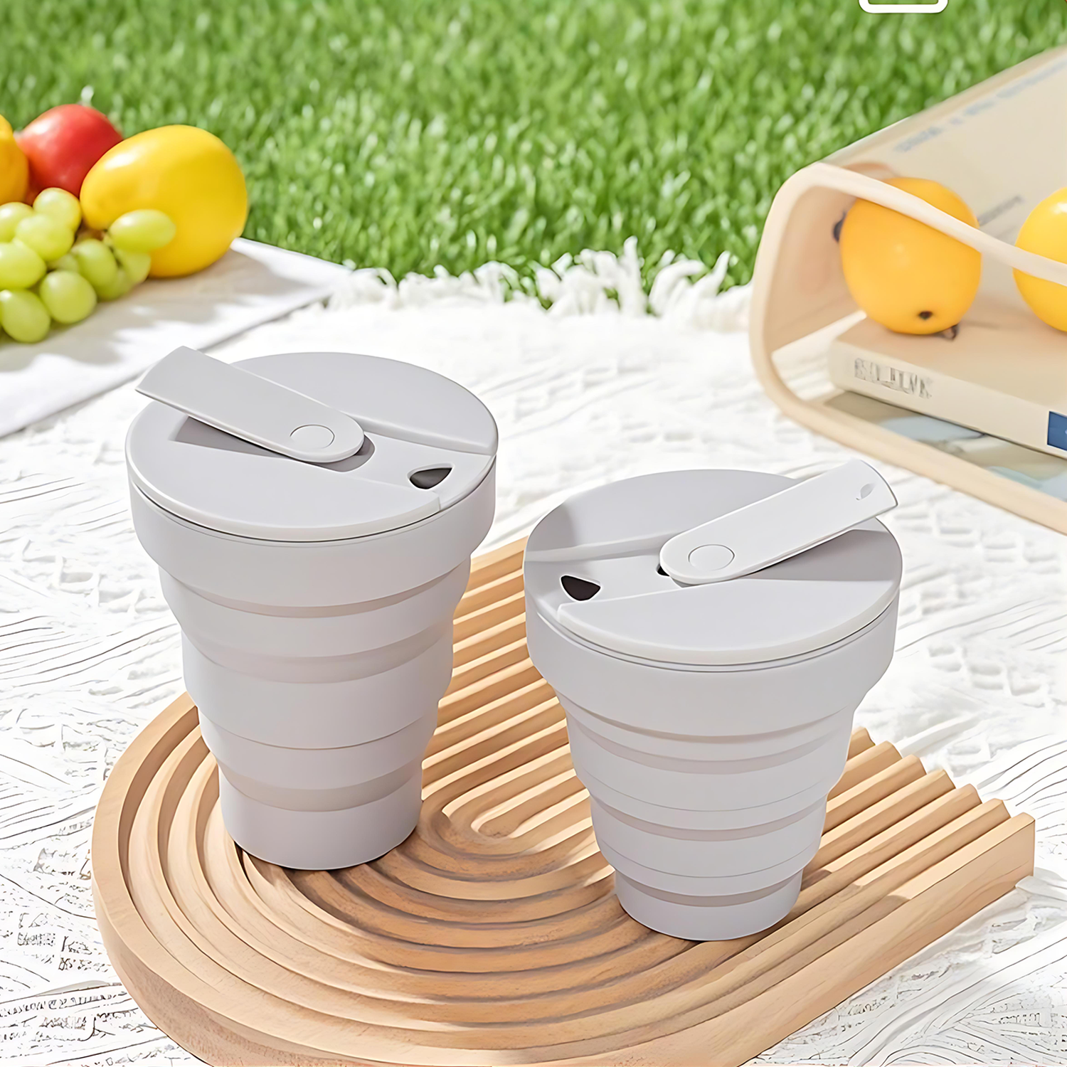 12oz/16oz Foldable Travel Coffee Cup – Telescopic Design 5