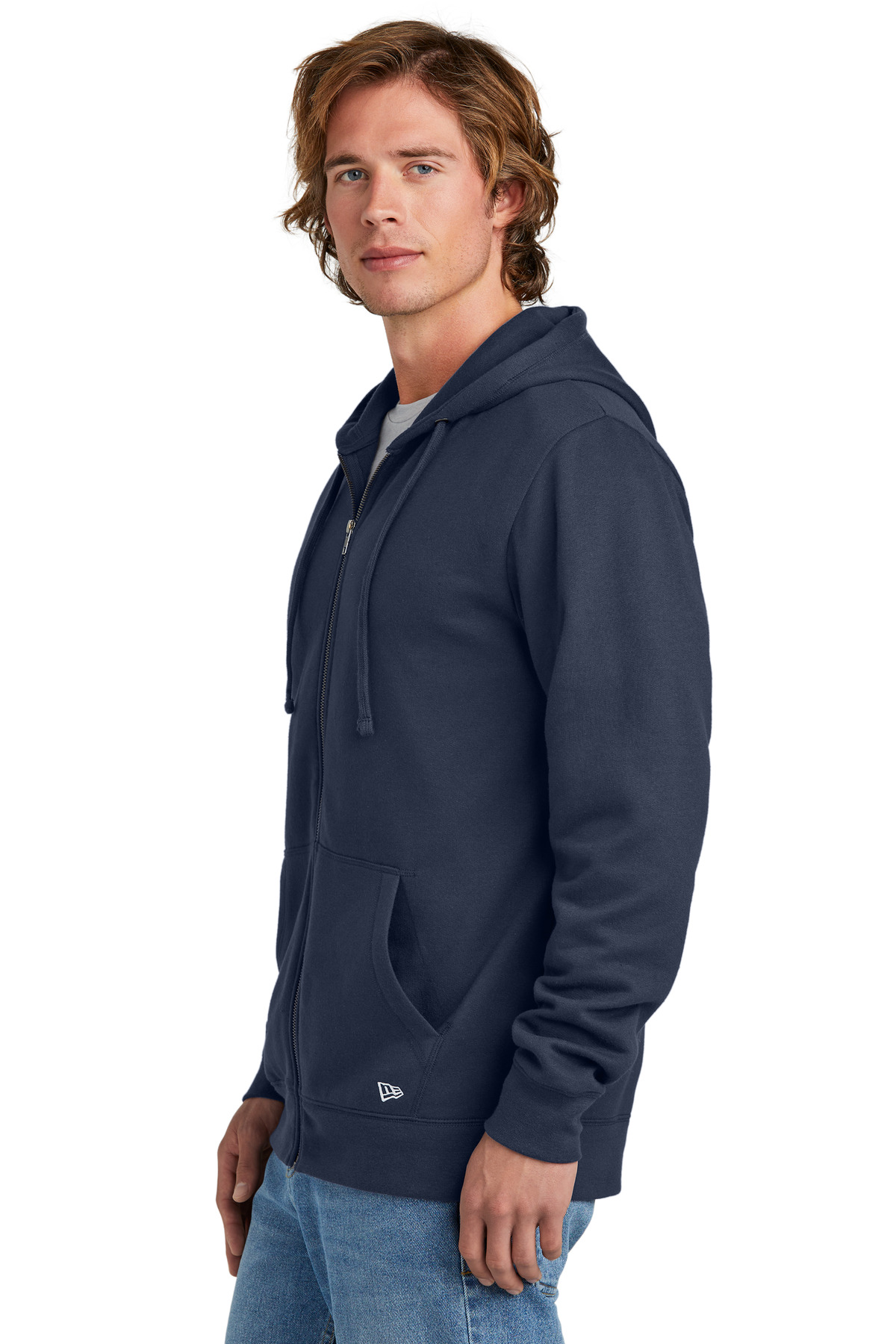 New Era Comeback Fleece Full-Zip Hoodie NEA551, custom hoodie or sweatshirt with logo imprint 18