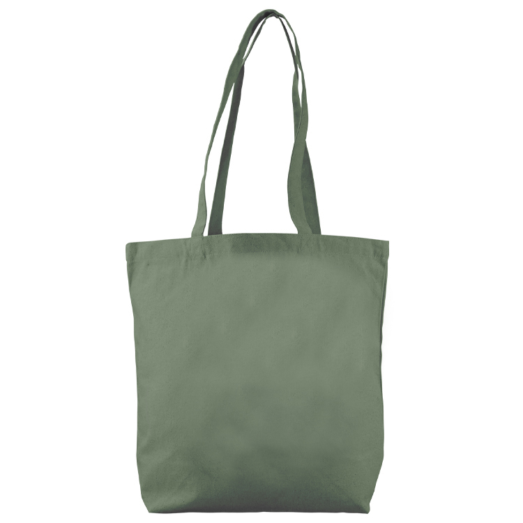 Best Selling Olive Drab Cotton Tote, custom tote bag with logo imprint 2