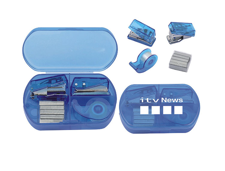 Mini Office Desk Set with Stapler And Extra Stapler 4