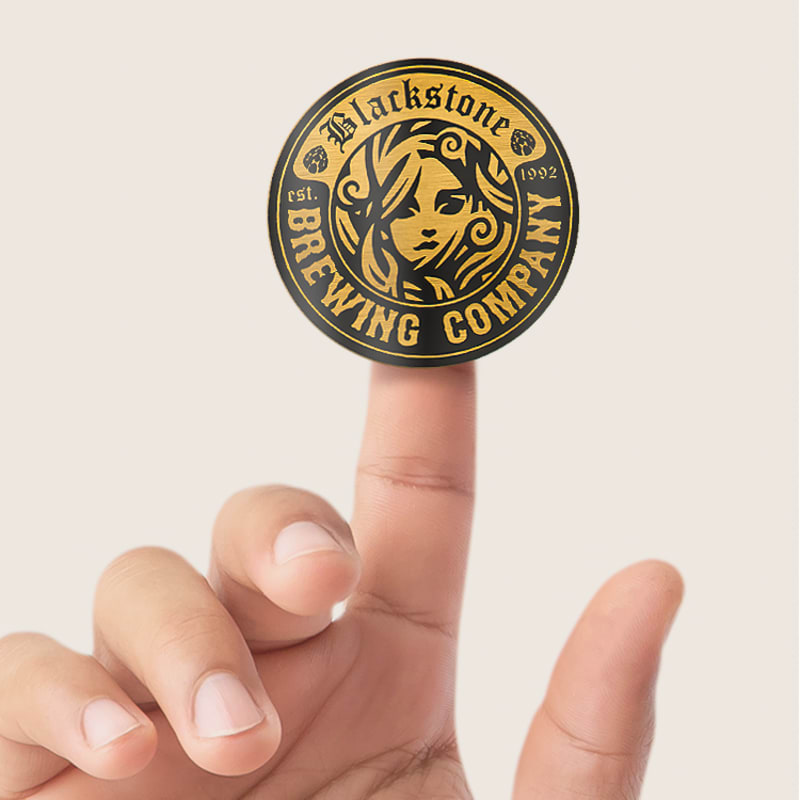 Metallic Gold Stickers 1