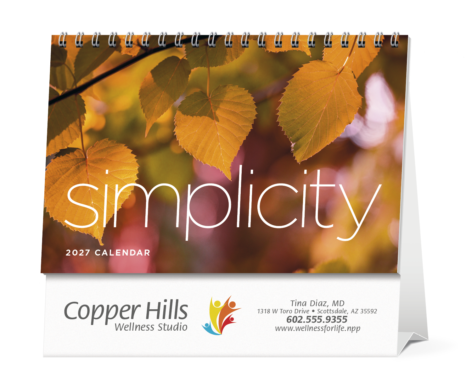 Triumph® Calendars Simplicity Large Desk Calendar 68