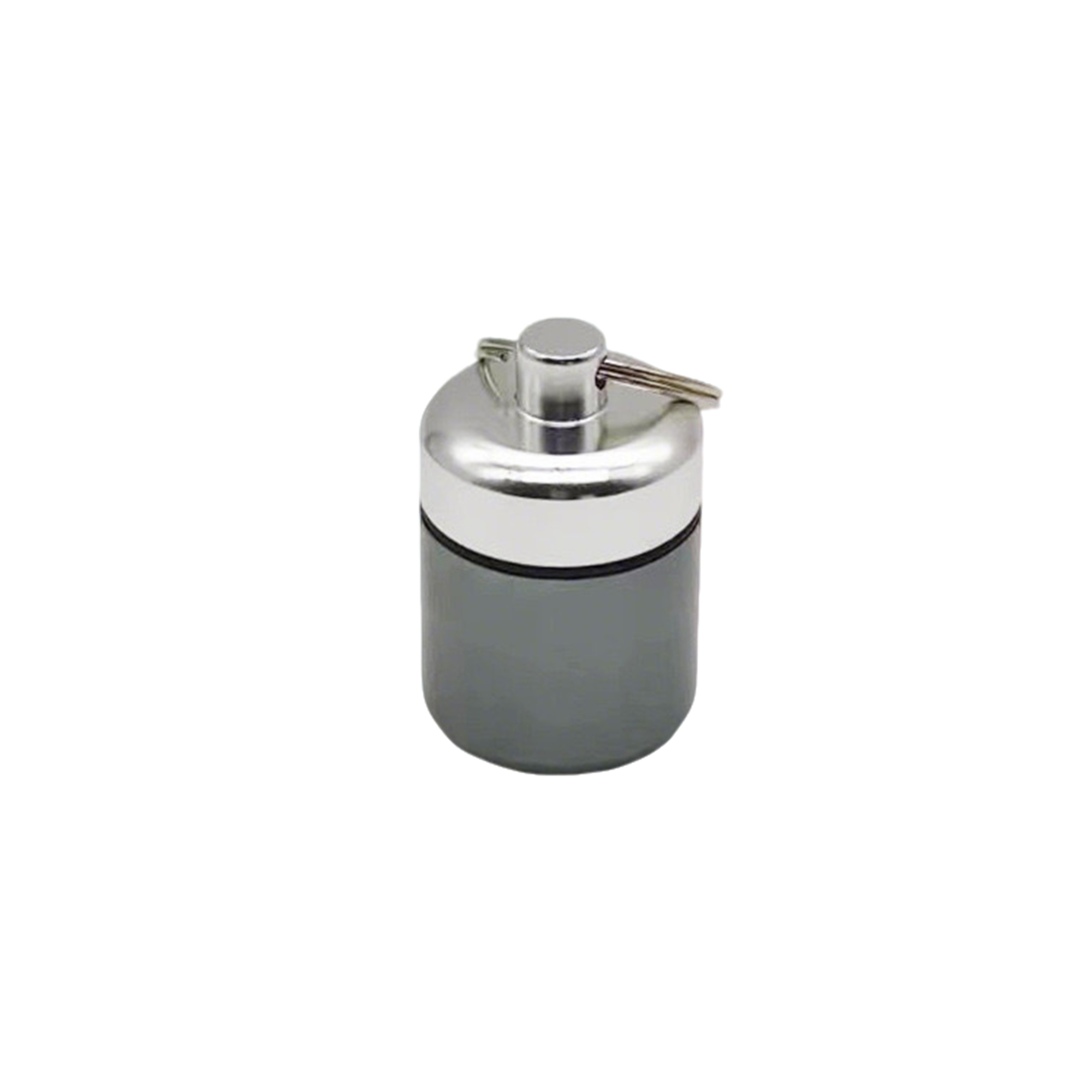 Aluminum Pill Case Keychain 1.7" x 1.1" 7