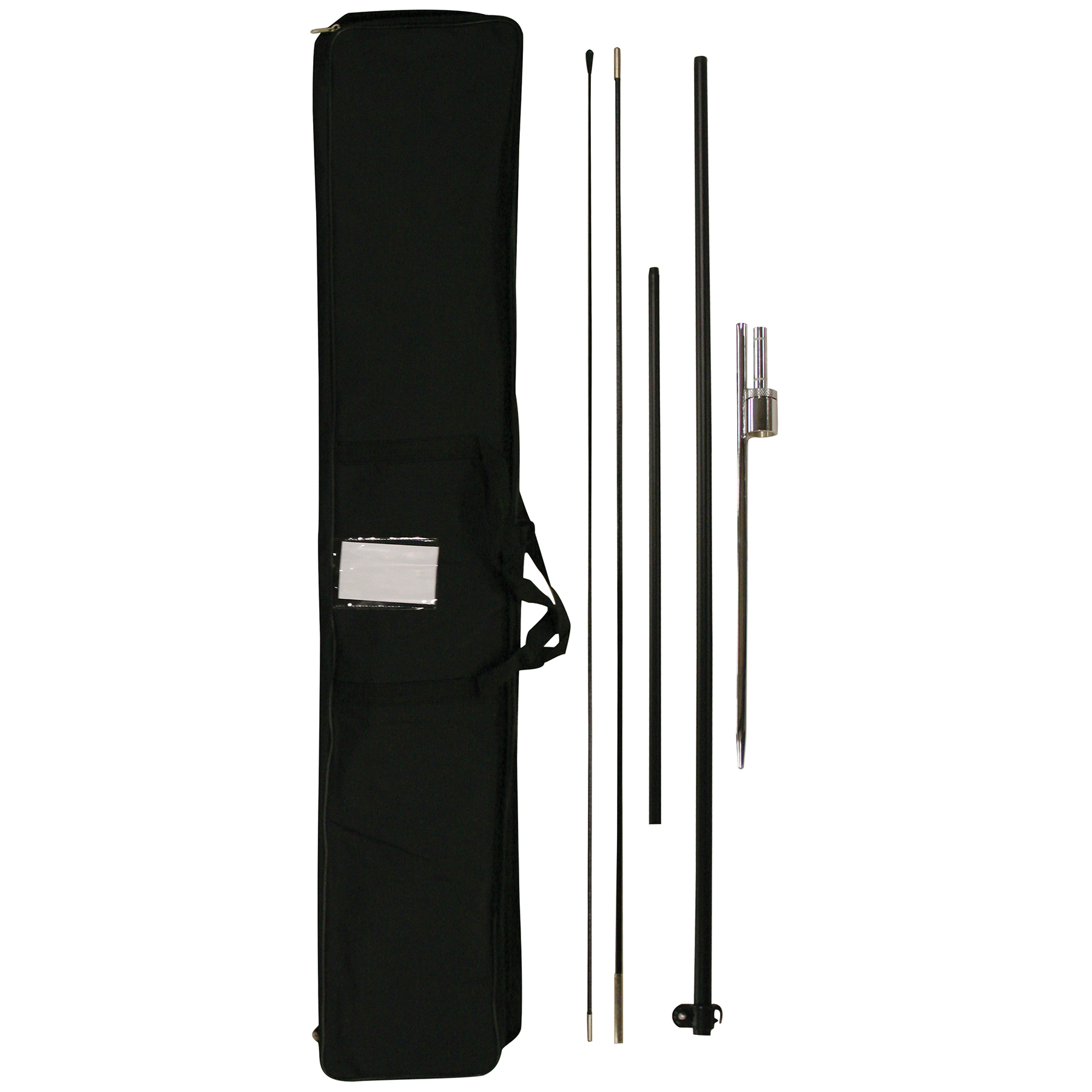 24 - Hour 8' Single Reverse Teardrop Banner with Hardware Set 9