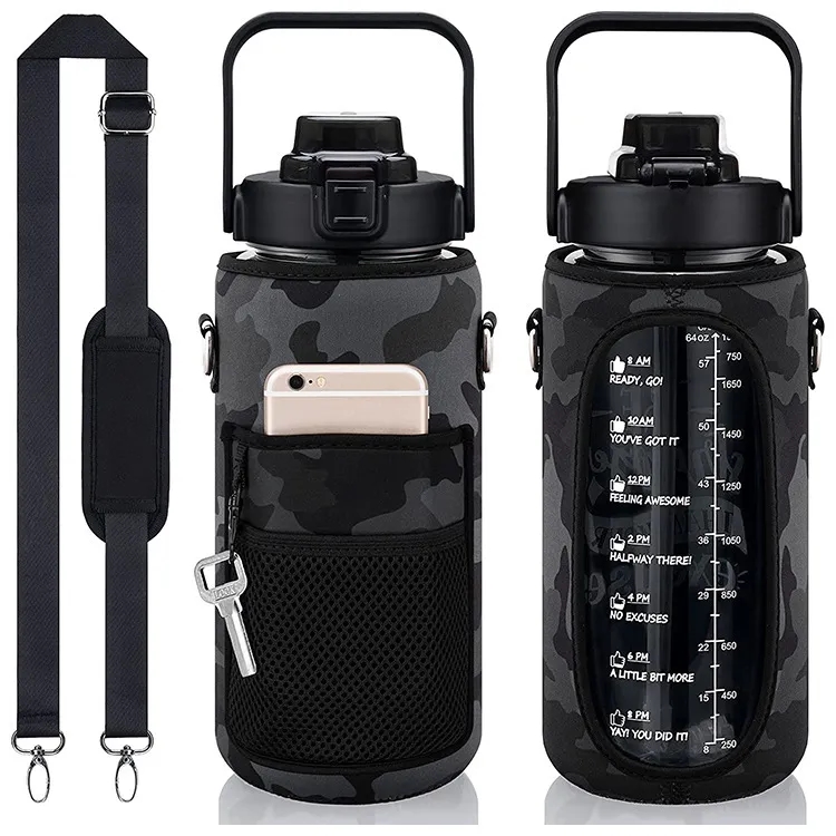 70oz Water Bottle With Sleeve 2