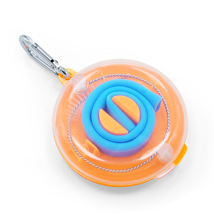Silicone Straw In Box With Carabiner