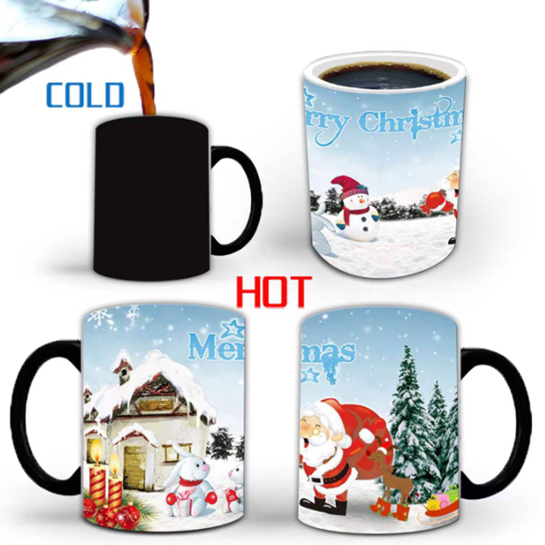 Christmas Heat Sensitive Color Changing Mug 4