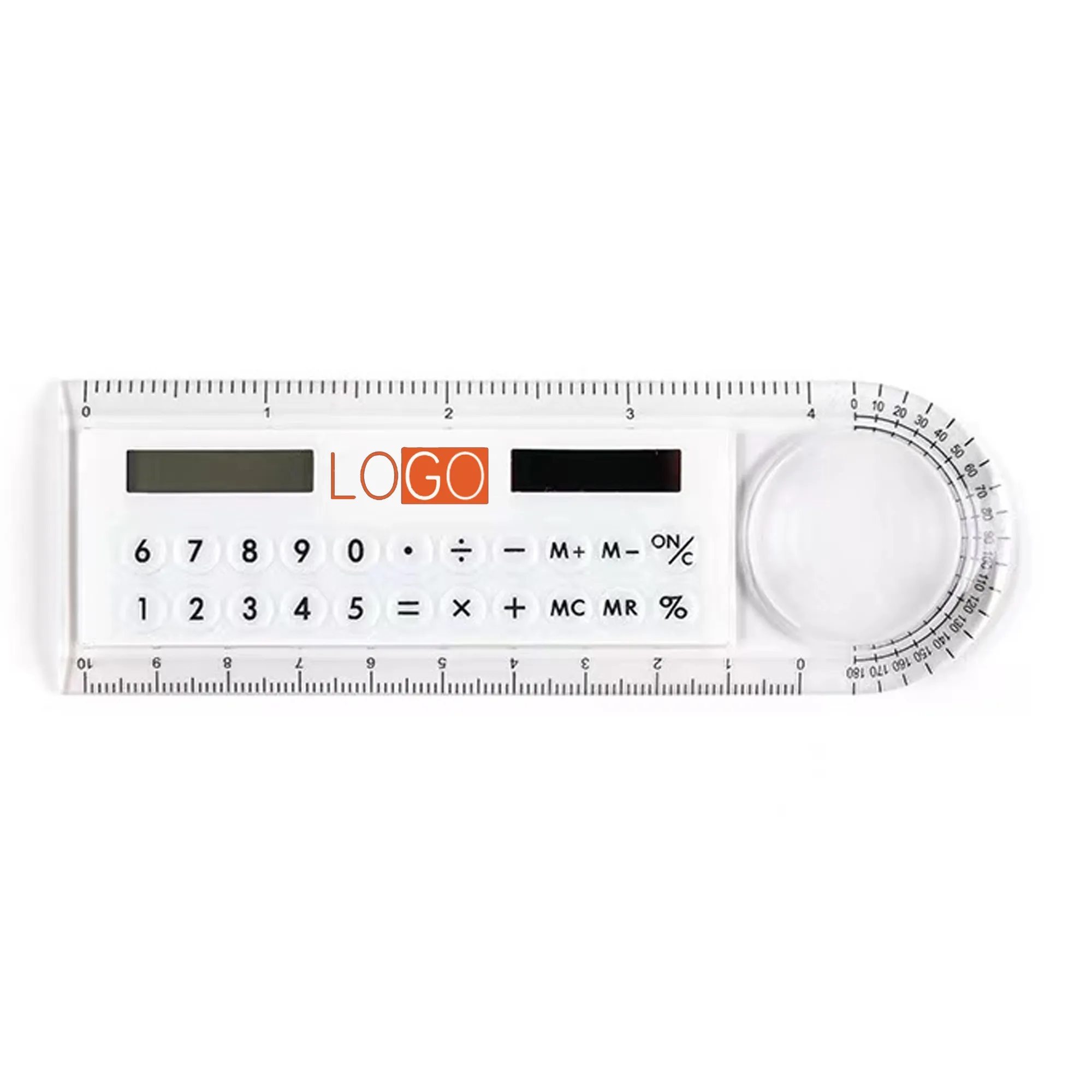 Multifunctional Solar Powered Ruler Calculator 3