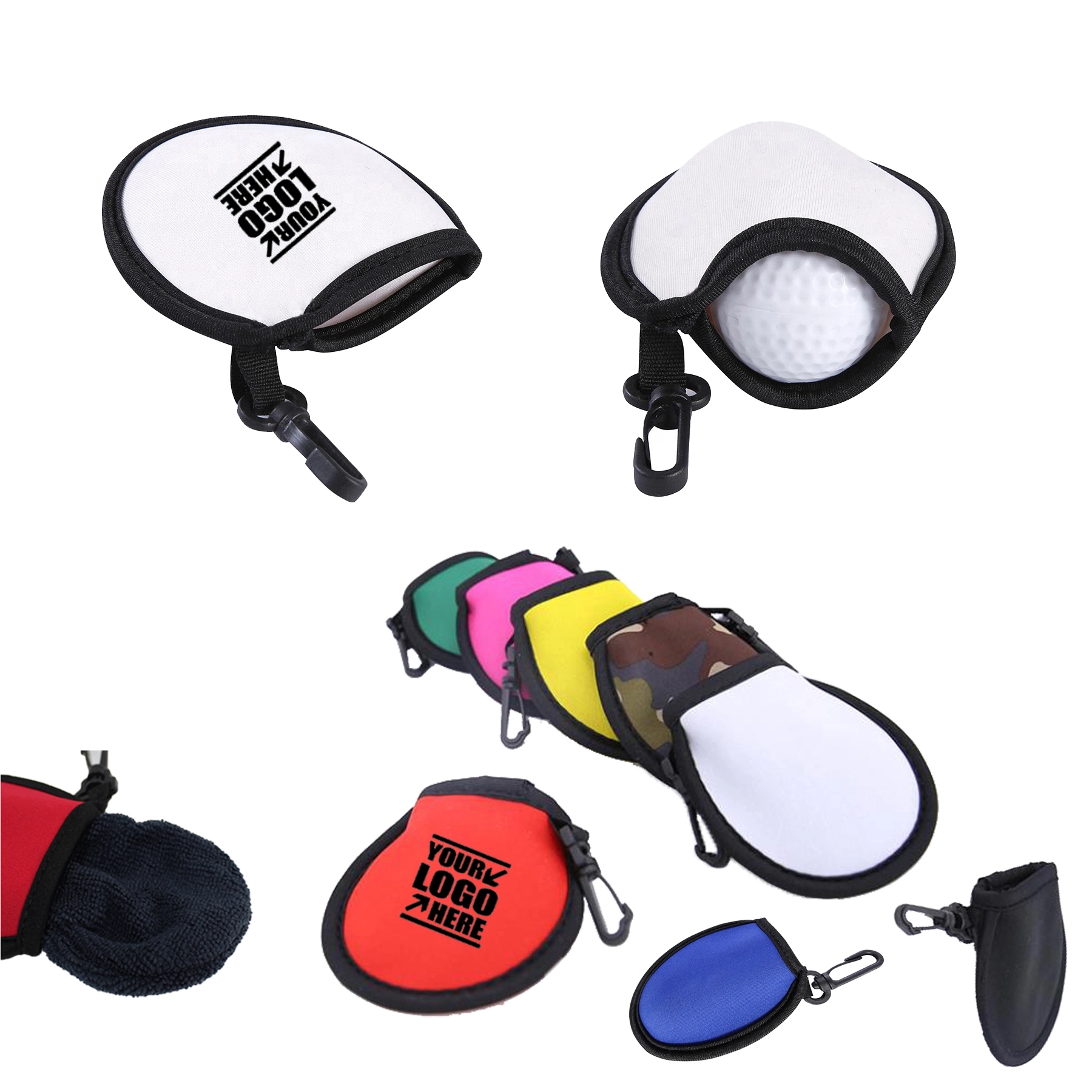 Golf Ball Cleaner Pouch MOQ 100 1