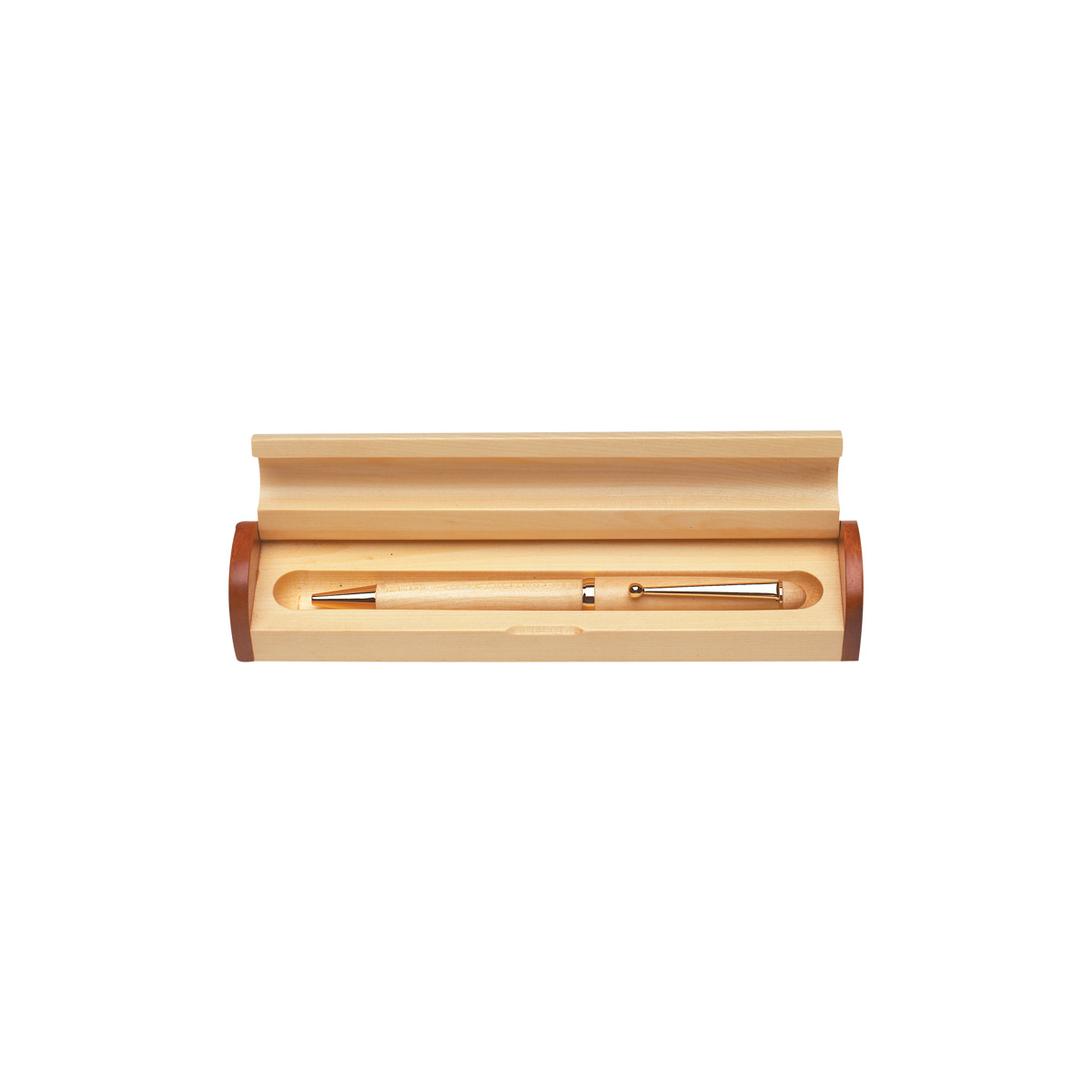 6 7/8" x 1 3/16" Maple Single Pen Case 4