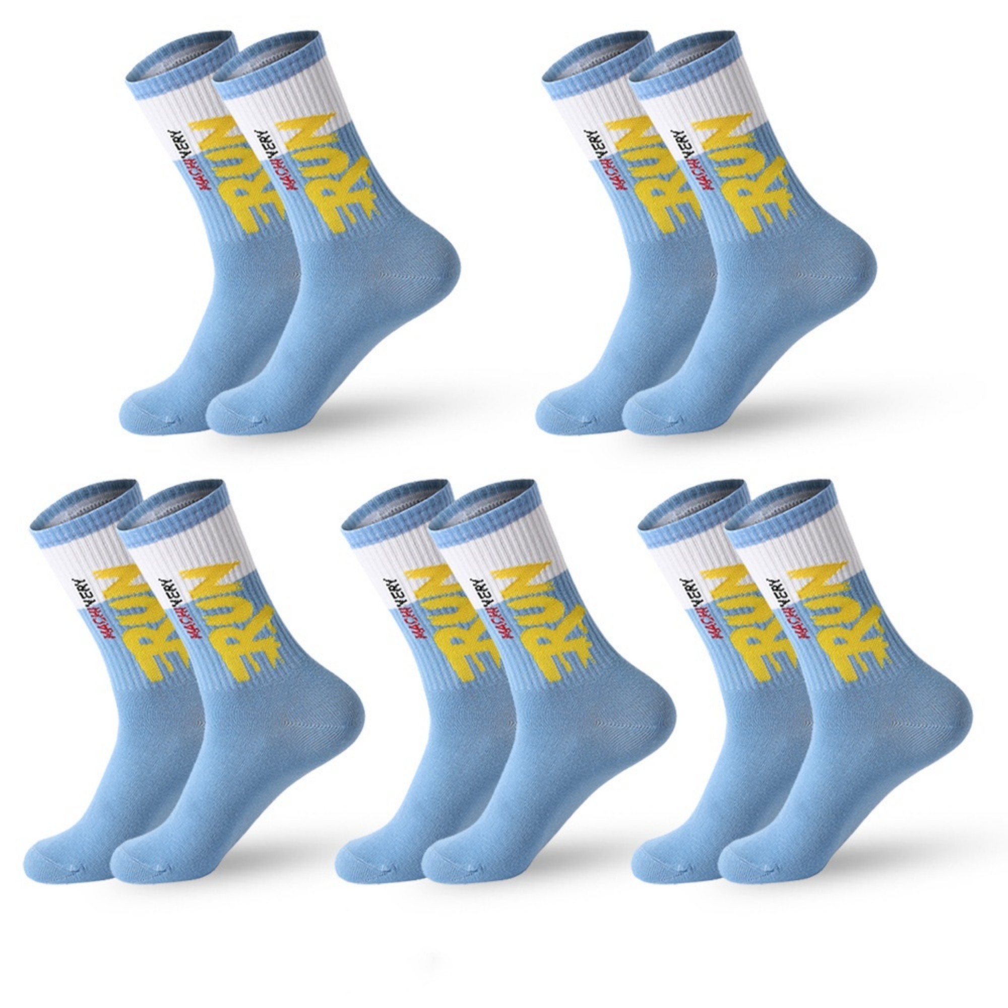 Men's Mid-Calf Athletic Socks 5
