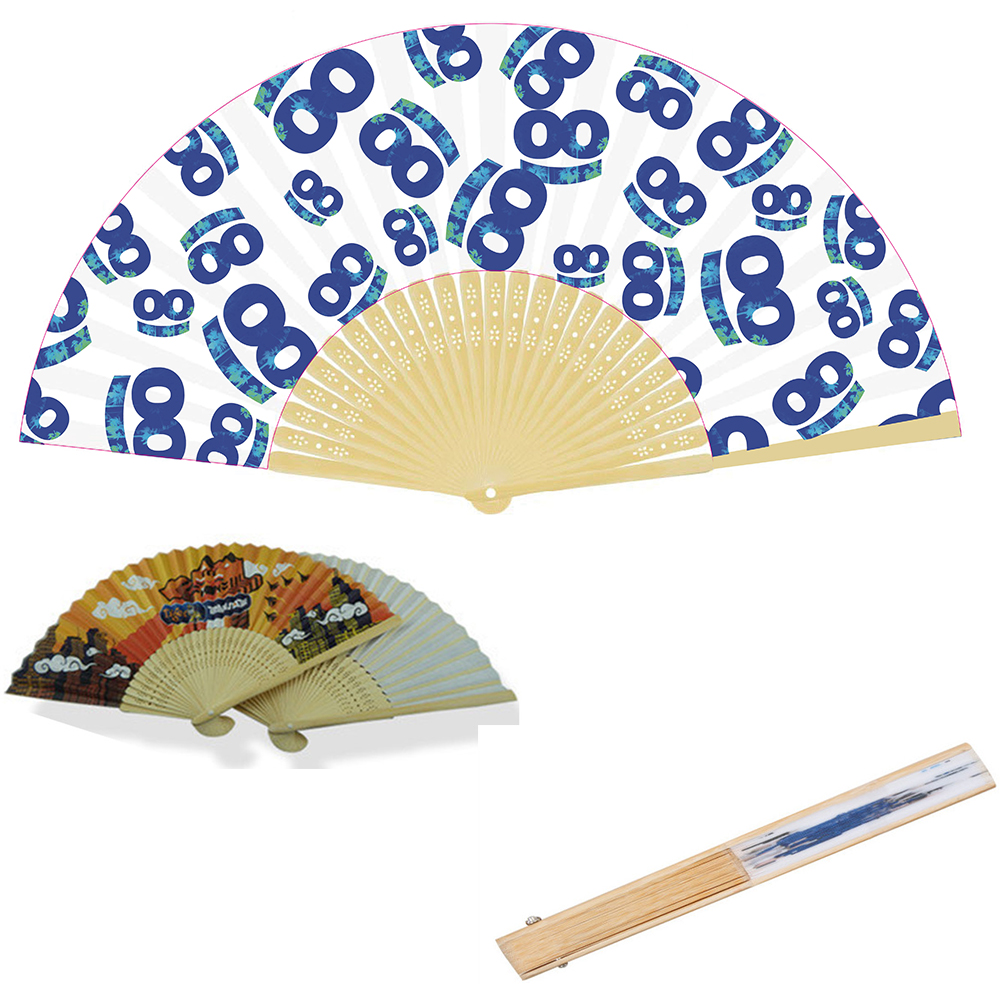 Full Color Paper Foldable Hand Fan 2