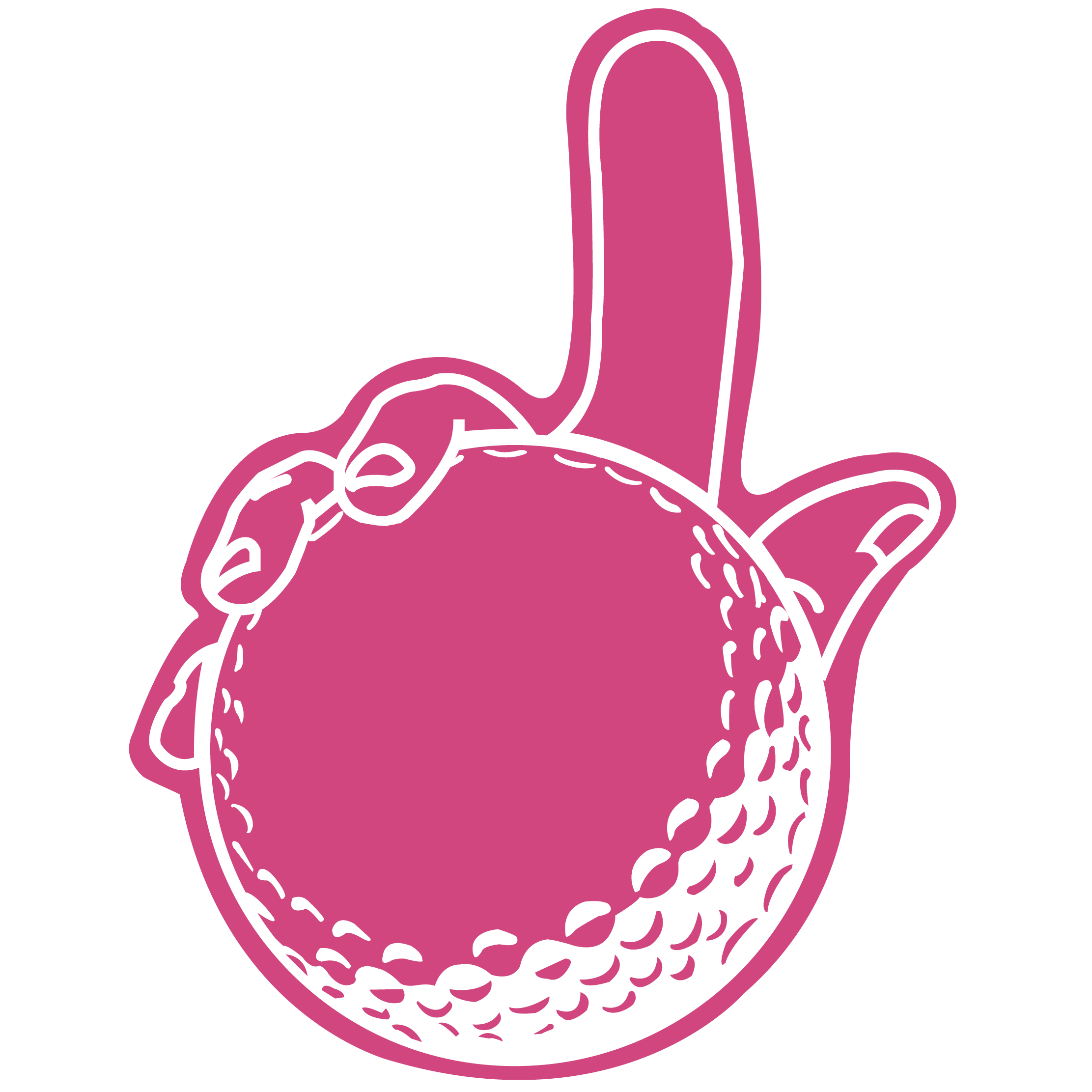 Large Golf Ball Hand 19