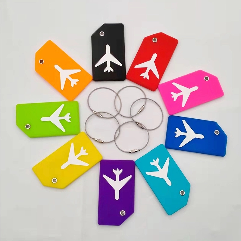 Silicone Luggage Tag with Name ID Card 5