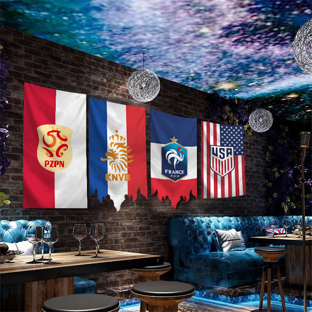 125X75CM Qatar World Cup Hanging Flag 2
