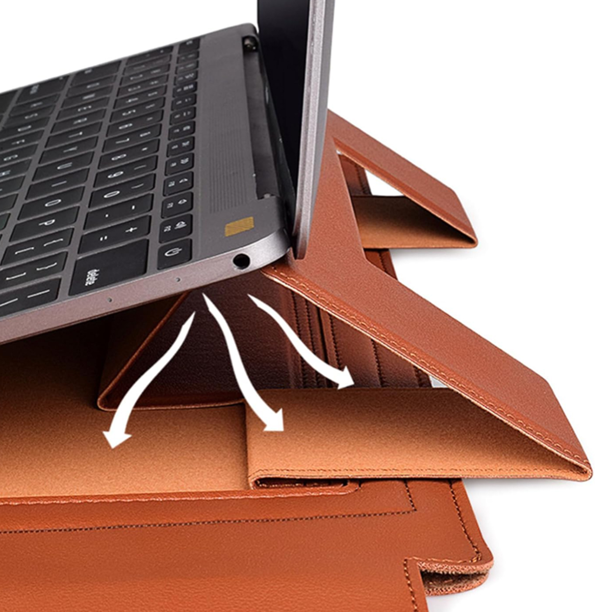 Convertible Laptop Sleeve with Built in Stand 8