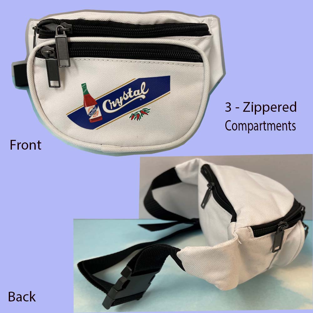 New Neon Color Three Zippered Fanny Pack 3