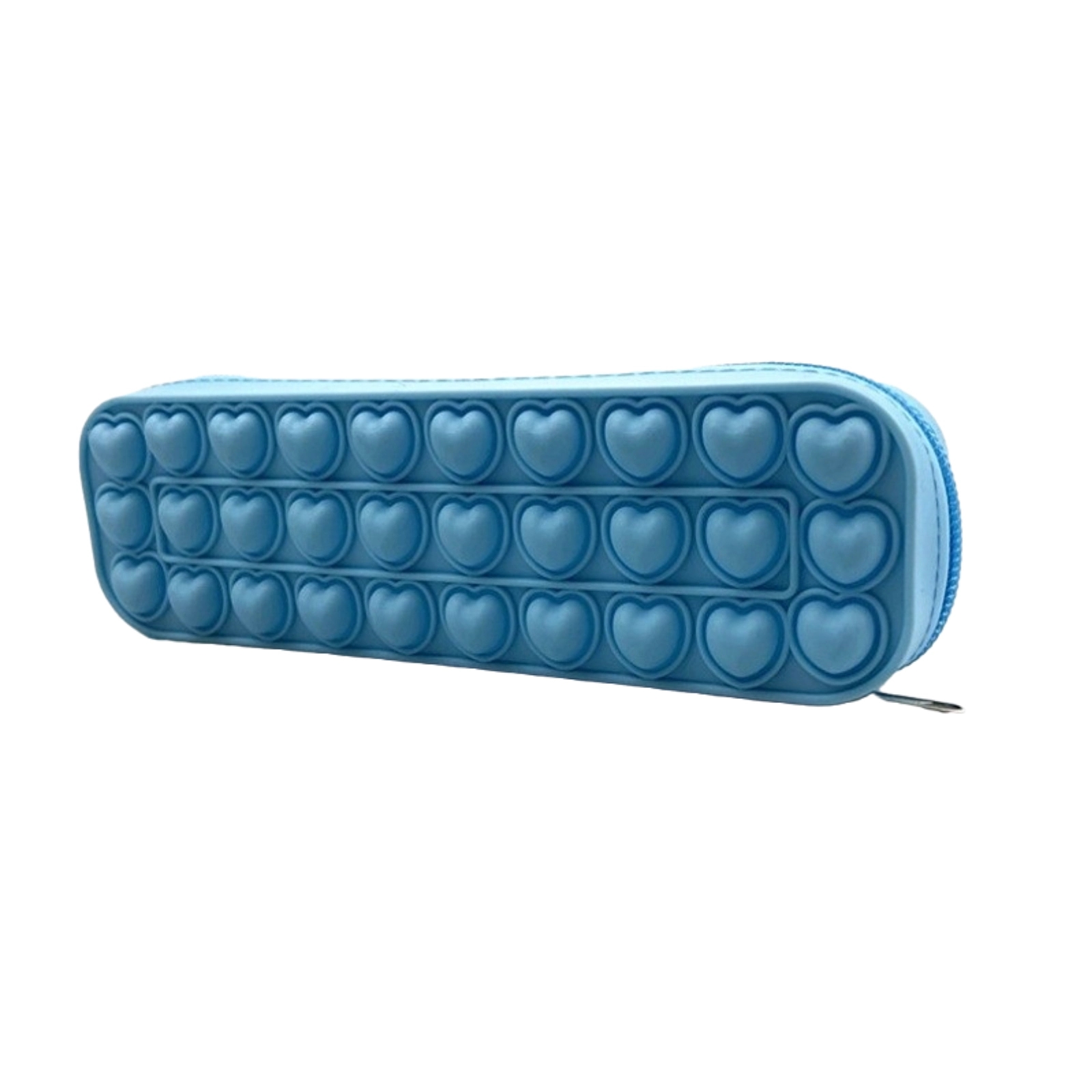 Large Capacity Silicone Bubble Decompression Pencil Case 7
