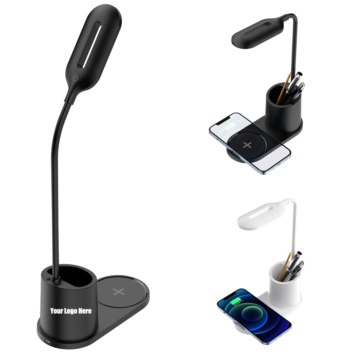 Home Led Desk Lamp With Wireless Charger 4