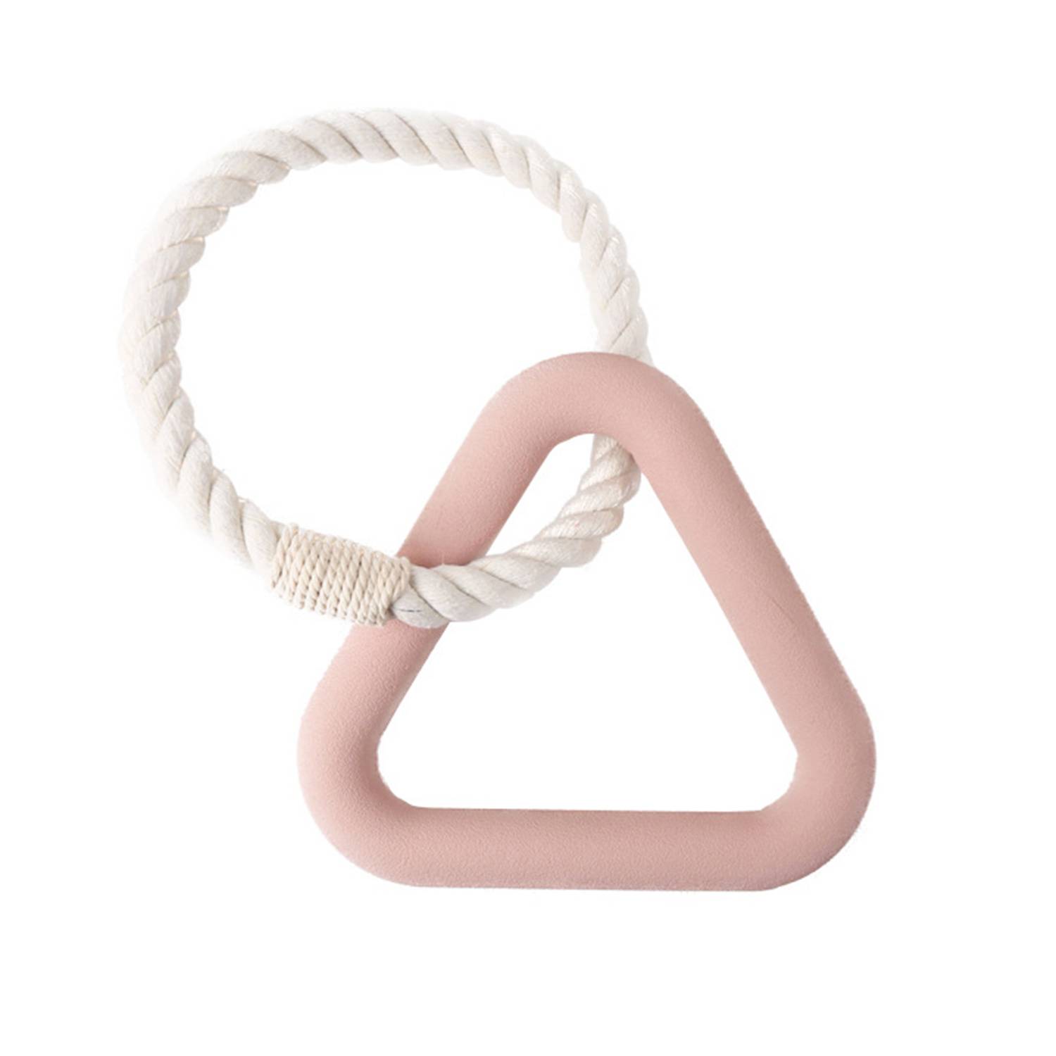 Custom Dog Rubber Triangle Tug Toy 7