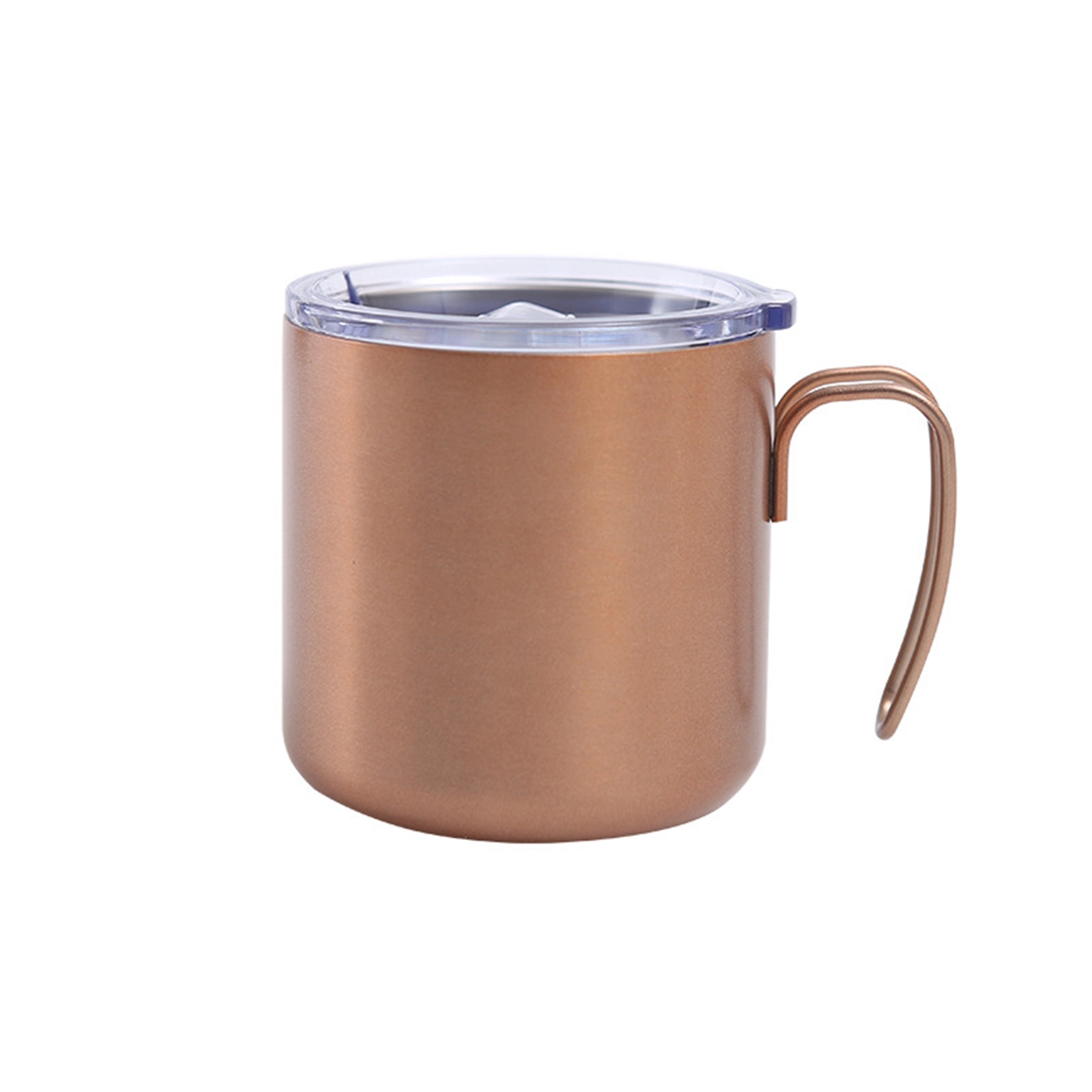 12 Oz. Stainless Steel Coffee Cup with Handle 8