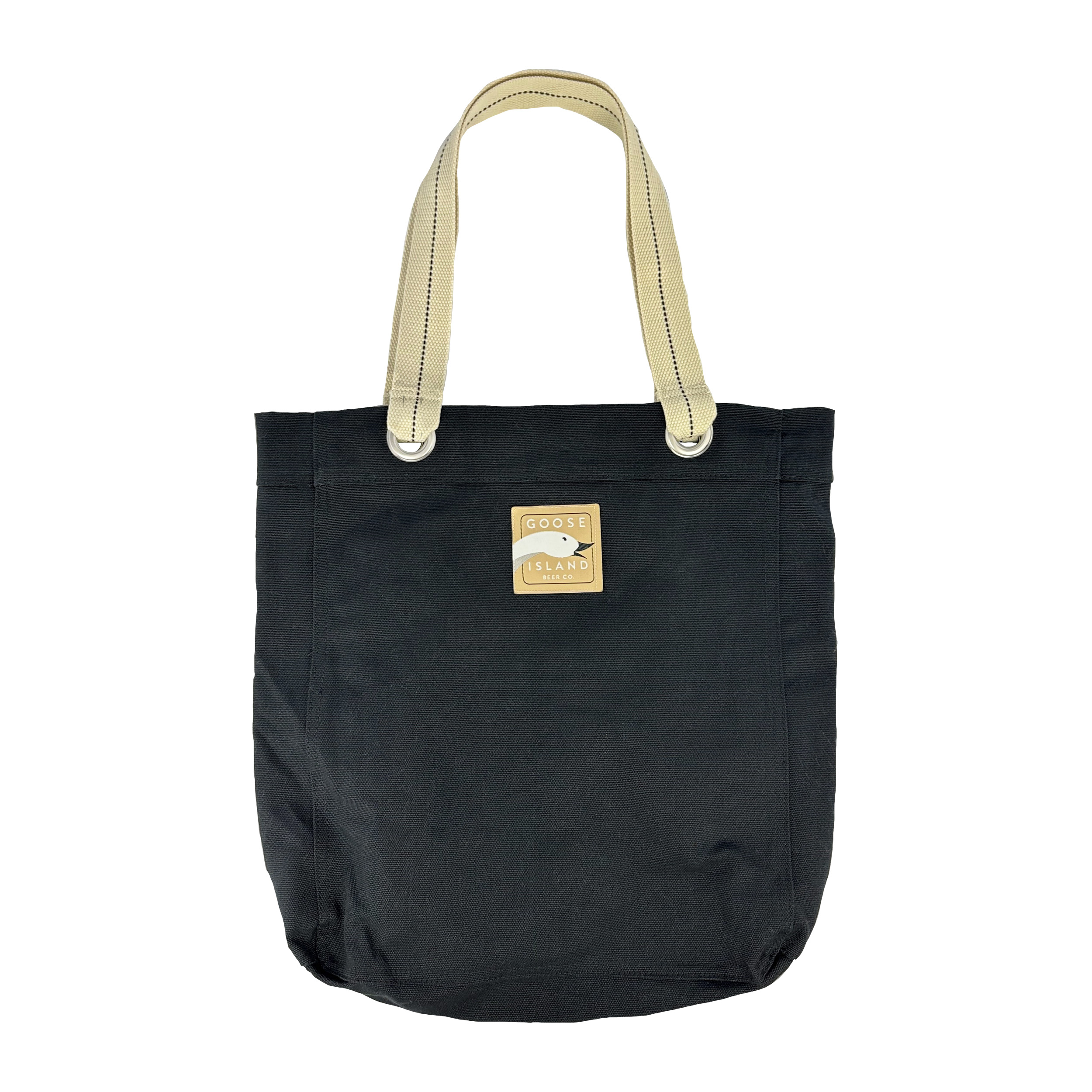 Tote Bag w/ Sewn Woven Patch - "Elite" Weave