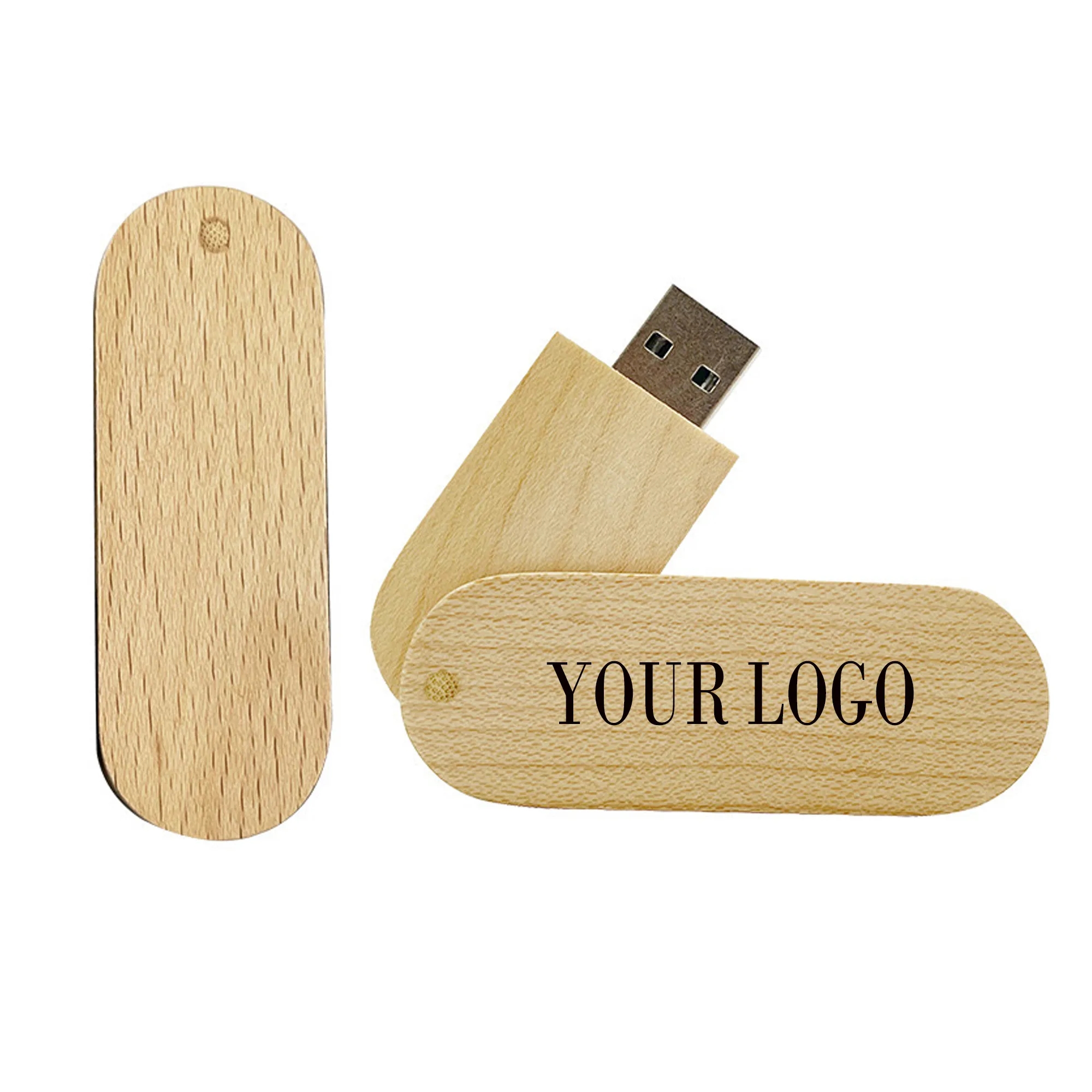 64GB Portable Wooden USB Flash Disk