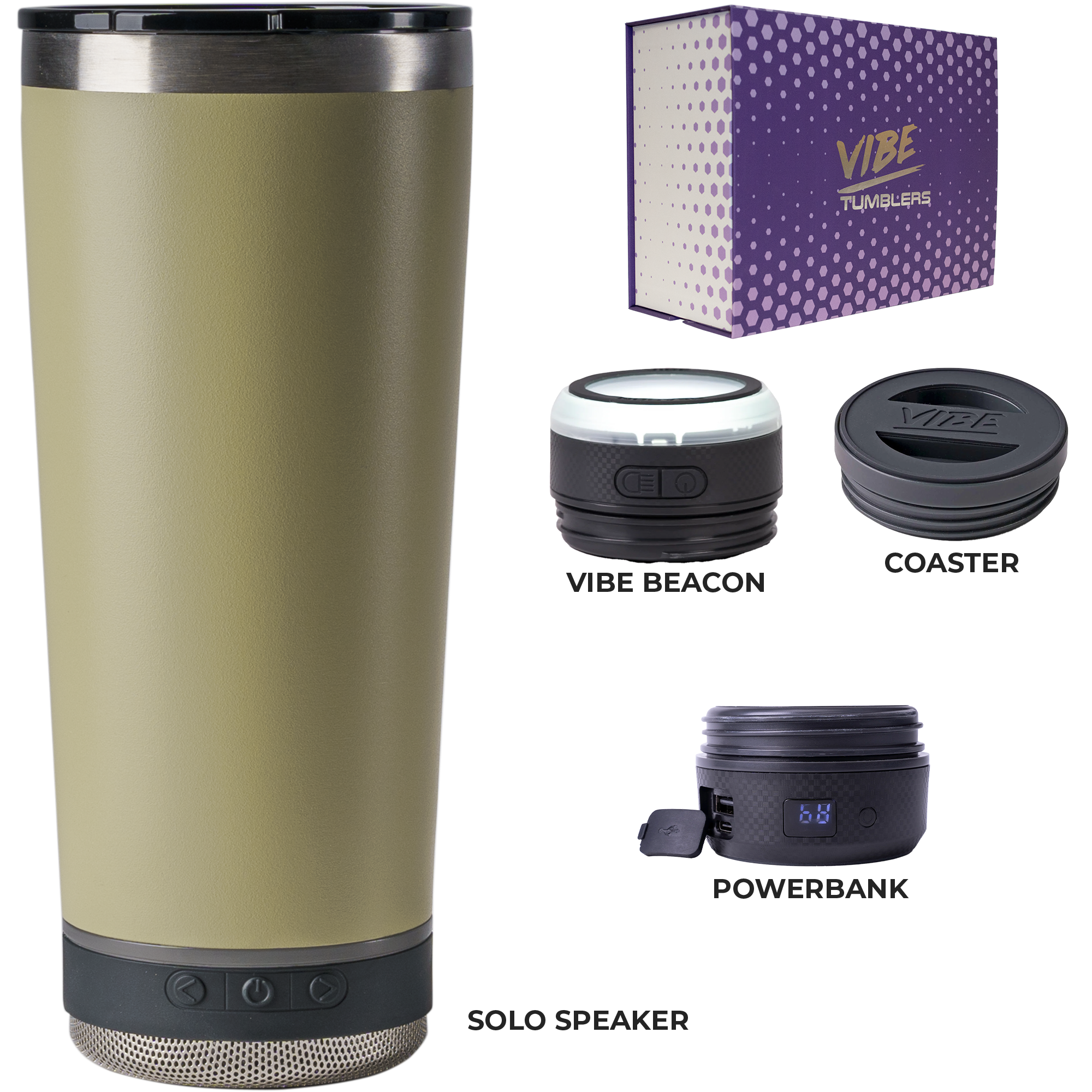 Go Caddy Vibe 18 oz Tumbler Kit 18