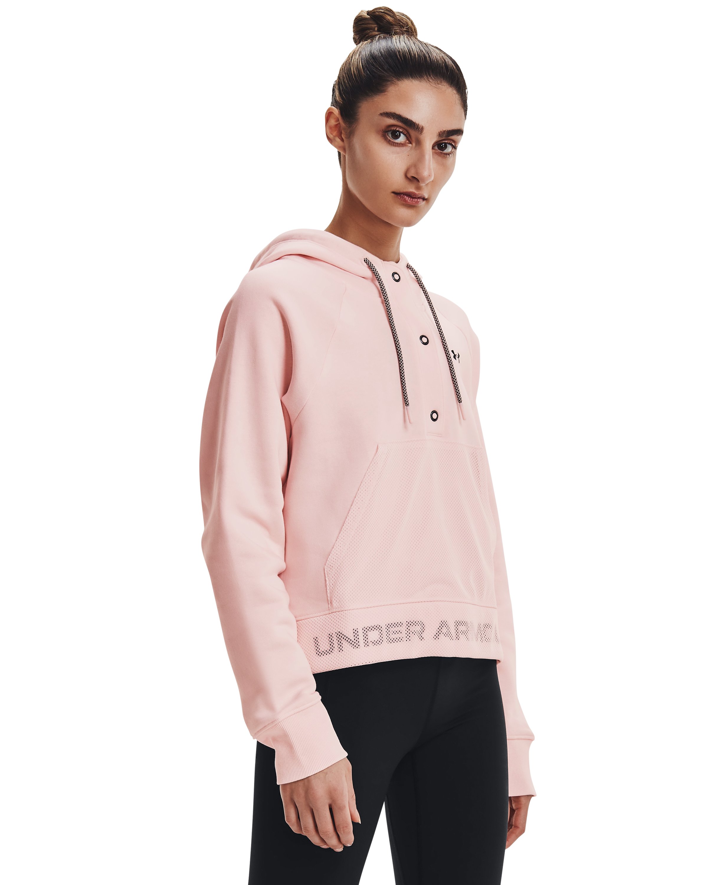 Women's UA Rival Fleece Mesh Hoodie  5
