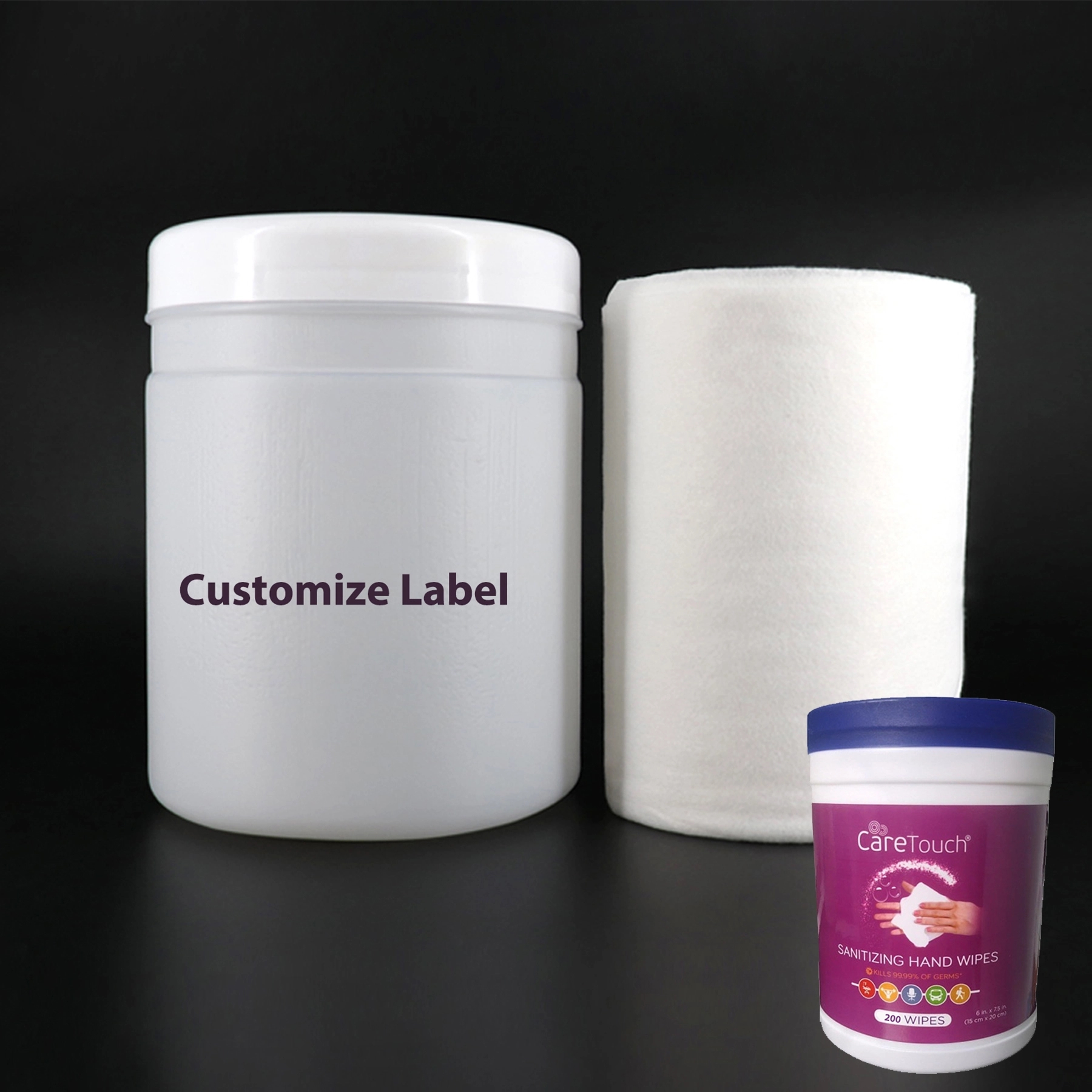 200 Sheets 75% Alcohol Sanitizer Wipes 1