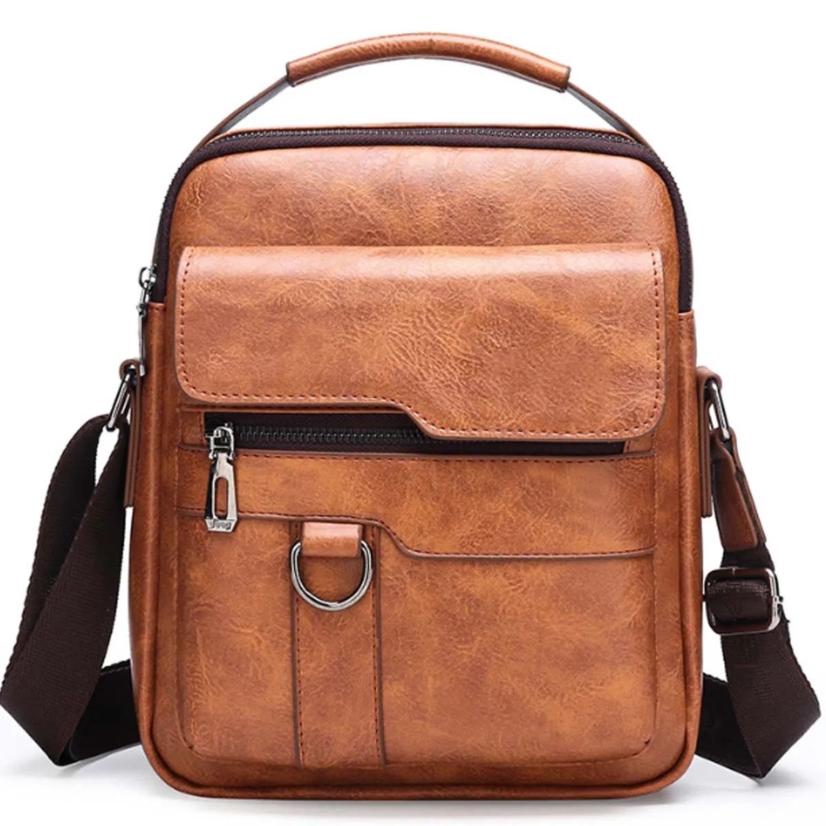 Large Capacity PU Leather Handbag Crossbody Bag Briefcases 9