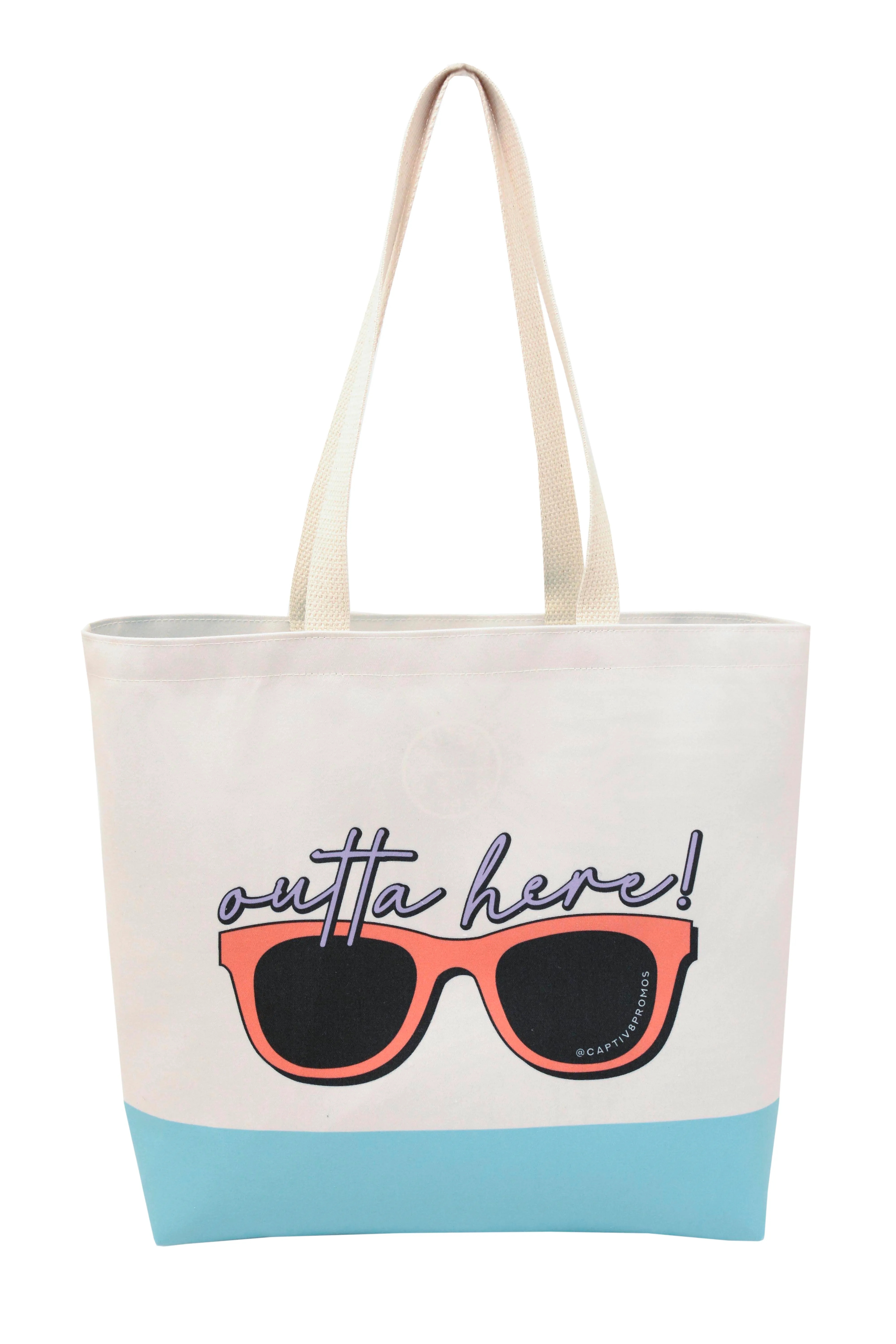 Sublimated Open Tote Bag ( 18" x 15" x 4") 4