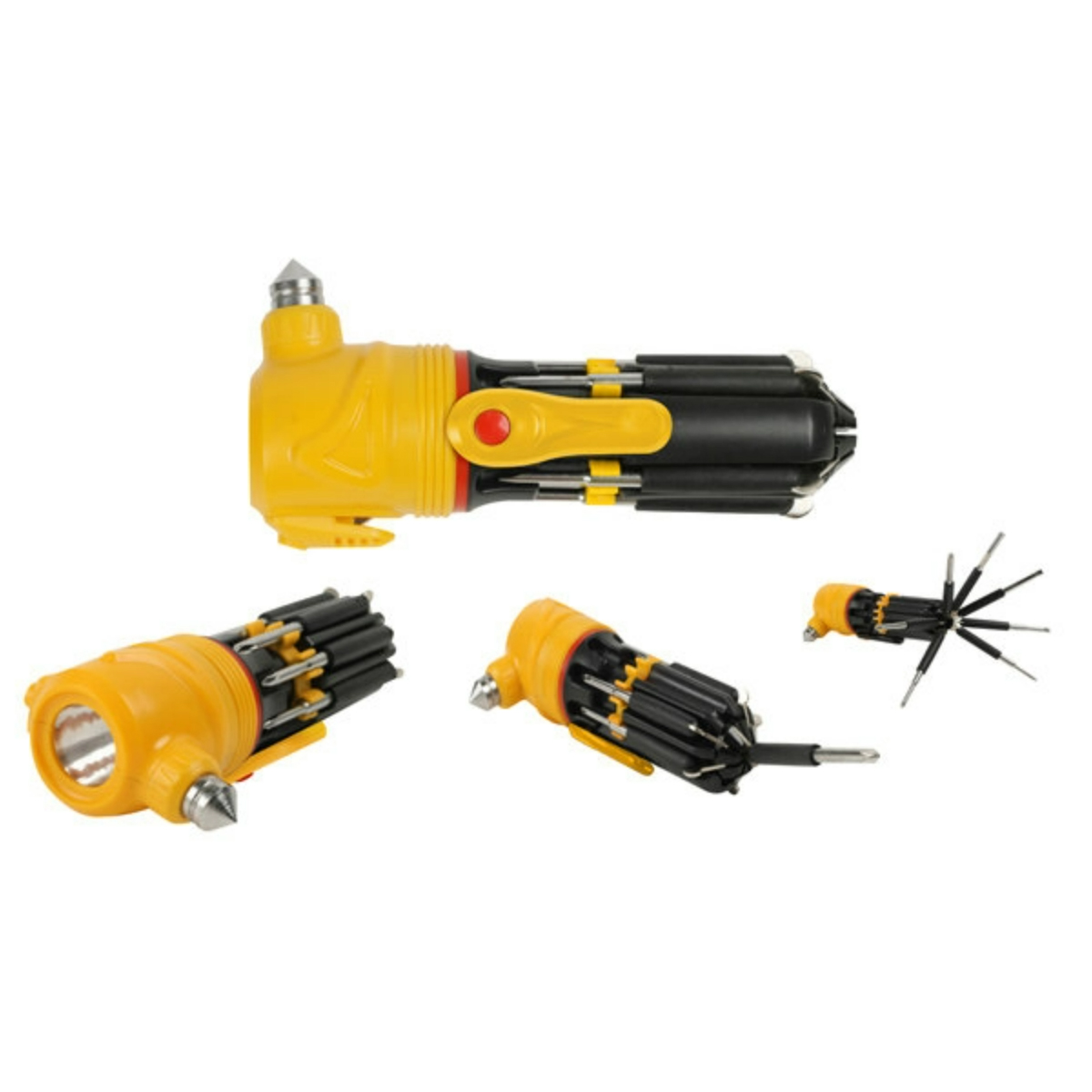12 in 1 Emergency Car Multi-Tool with Safety Hammer & Light 4