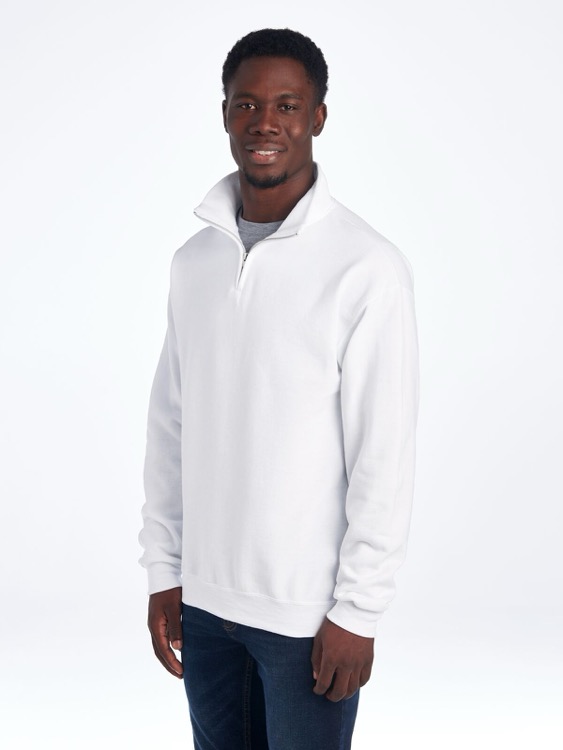 JERZEES NuBlend® Unisex Quarter-Zip Cadet Collar Sweatshirt, custom hoodie or sweatshirt with logo imprint 5