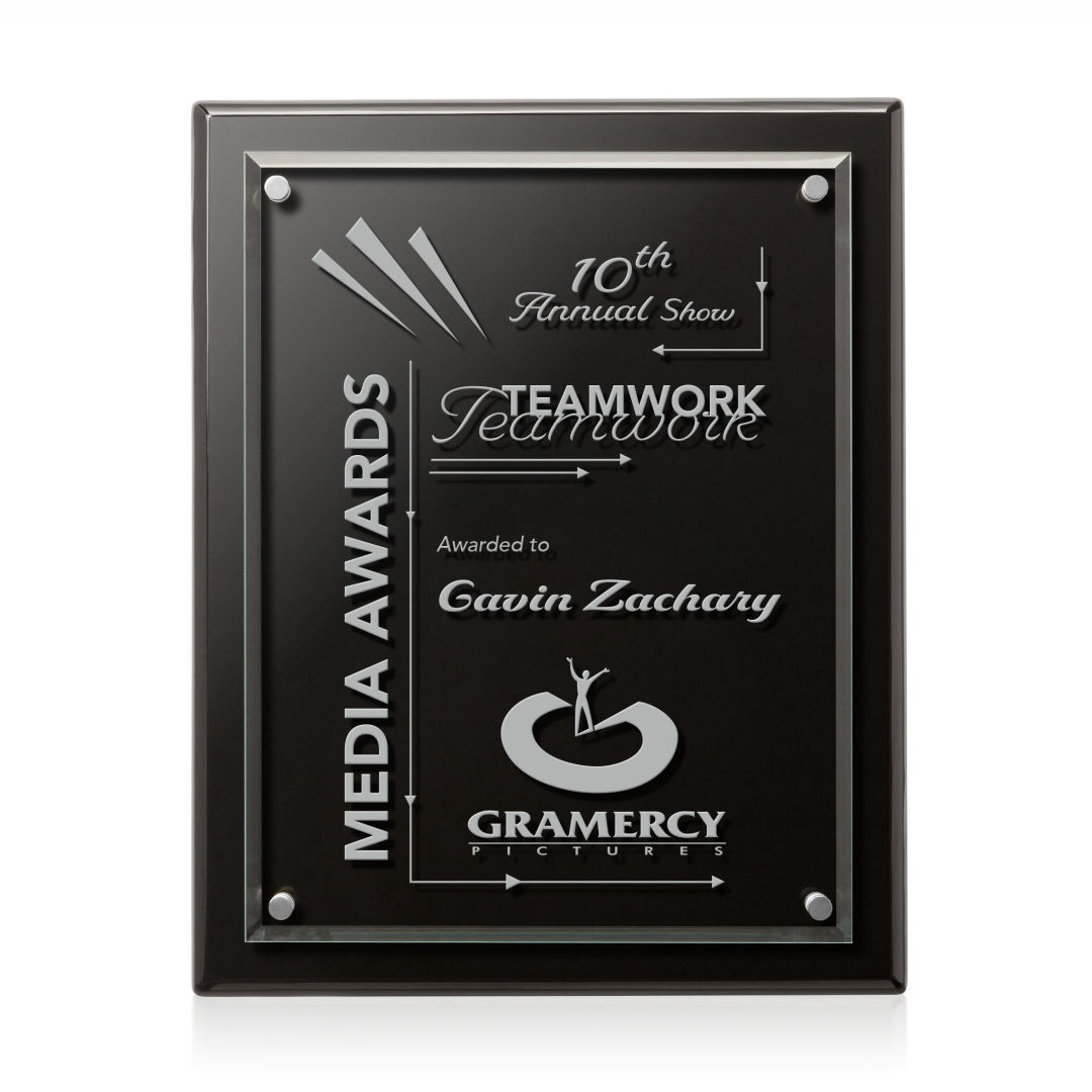 Caledon Plaque - Black/Silver 4