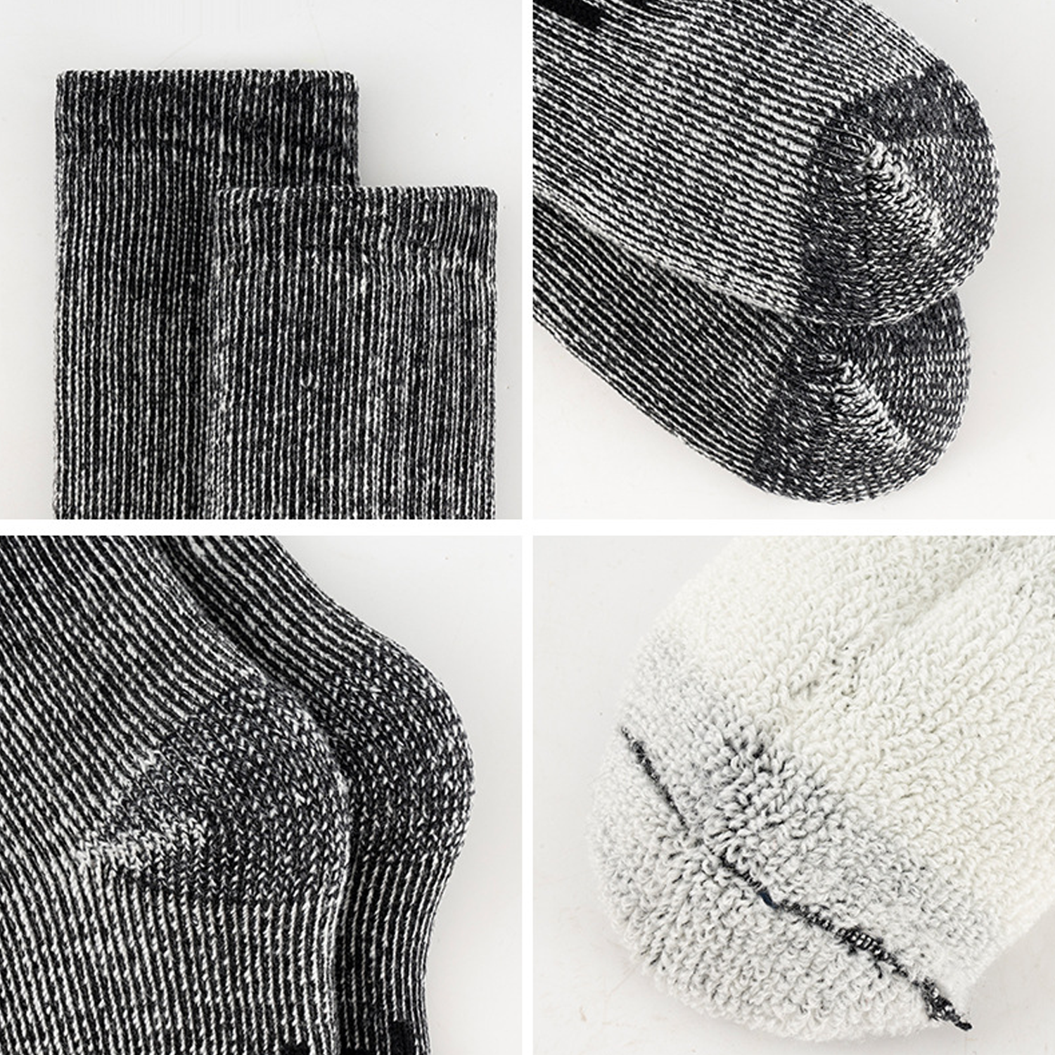 Unisex Moisture-Wicking Breathable Wool Ski Socks 5